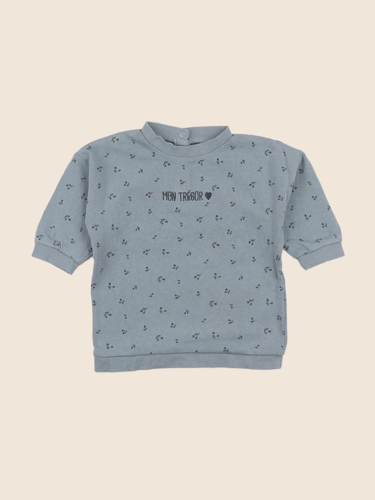 Vertbaudet - robe bleu - 12 mois