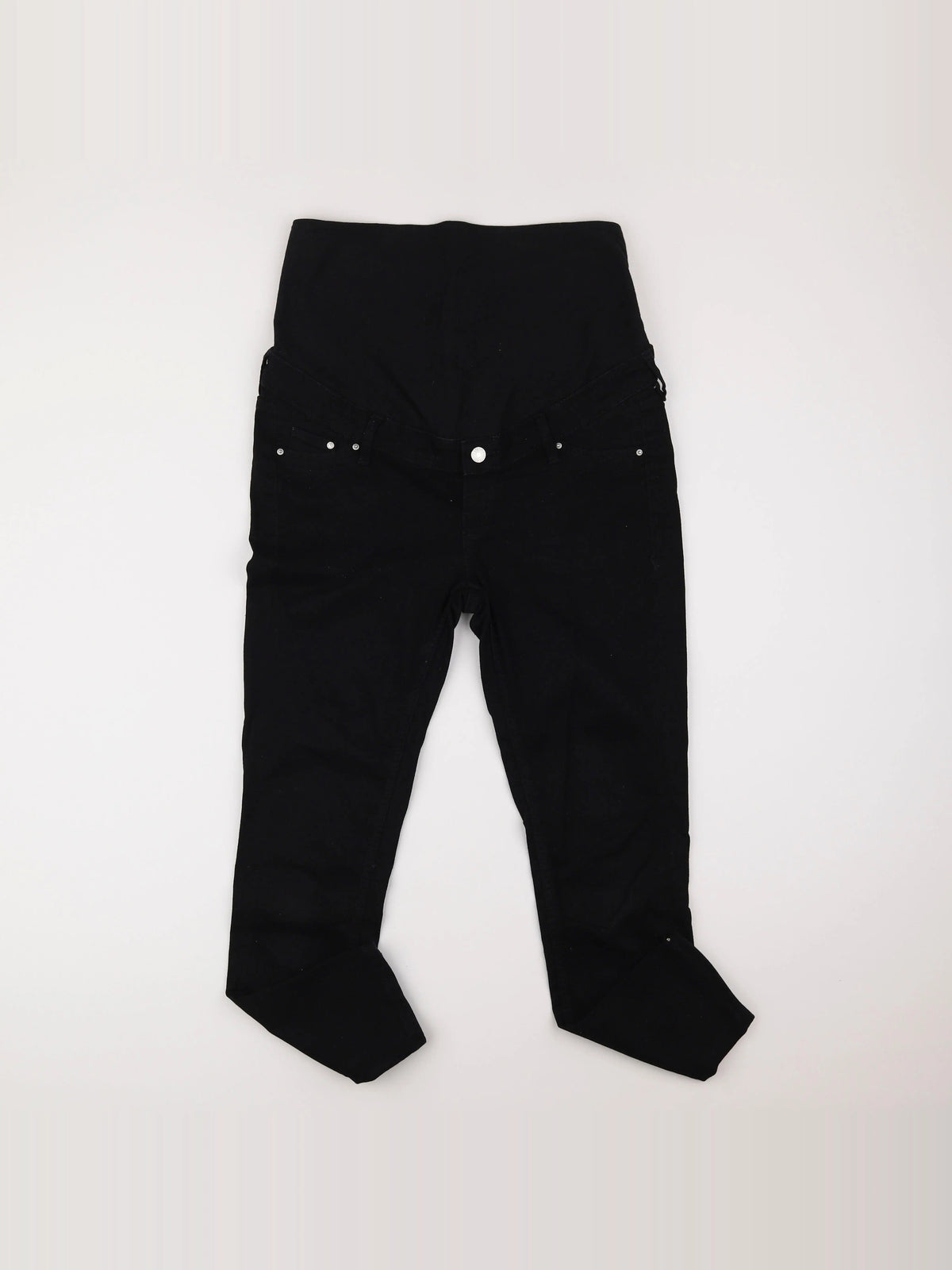 H&M - jean grossesse noir - 38