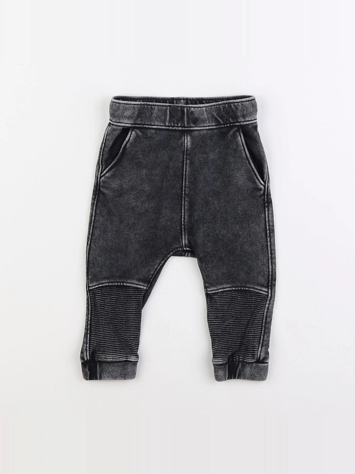 H&M - pantalon gris - 9 mois