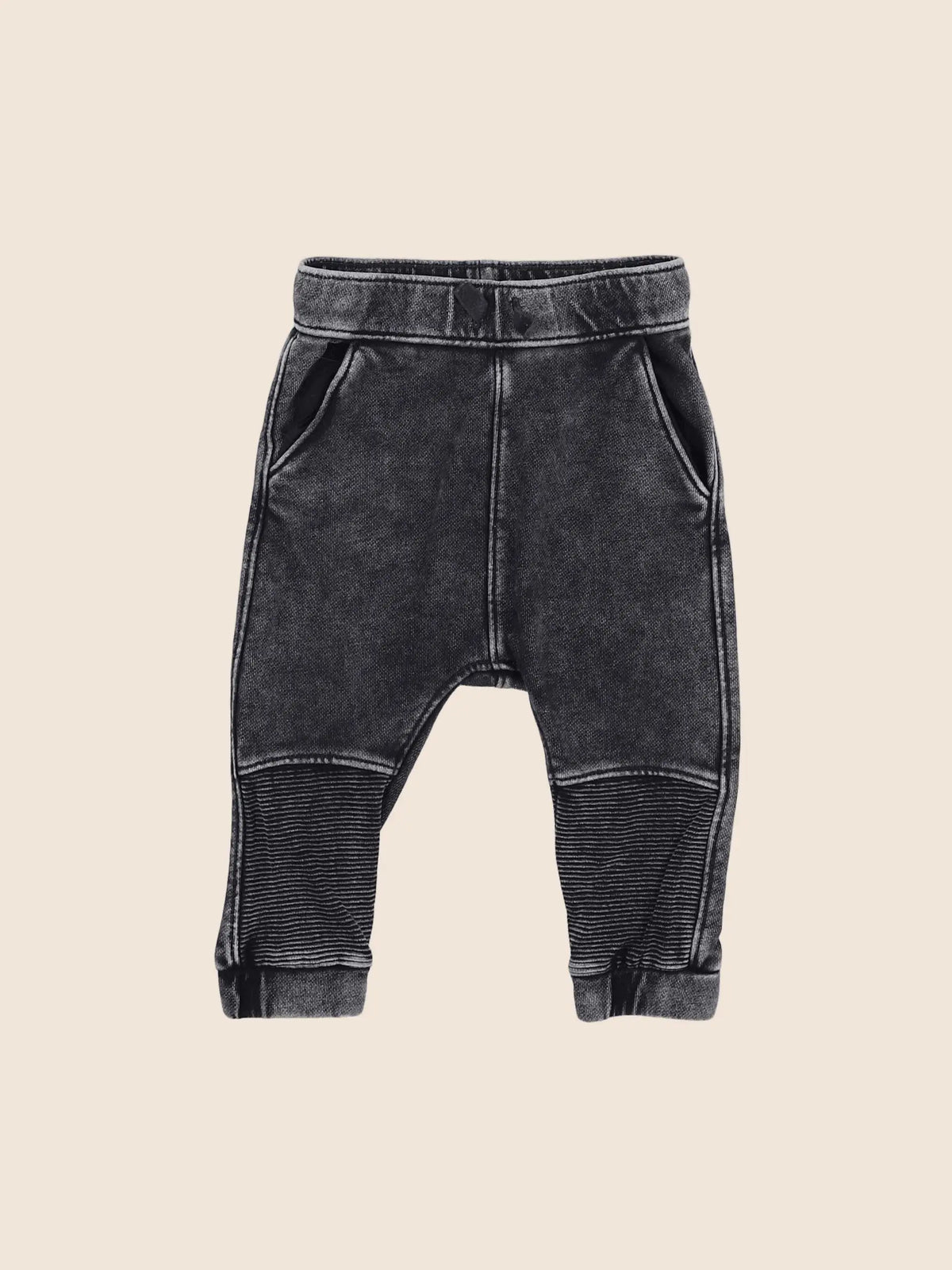 H&M - pantalon gris - 9 mois
