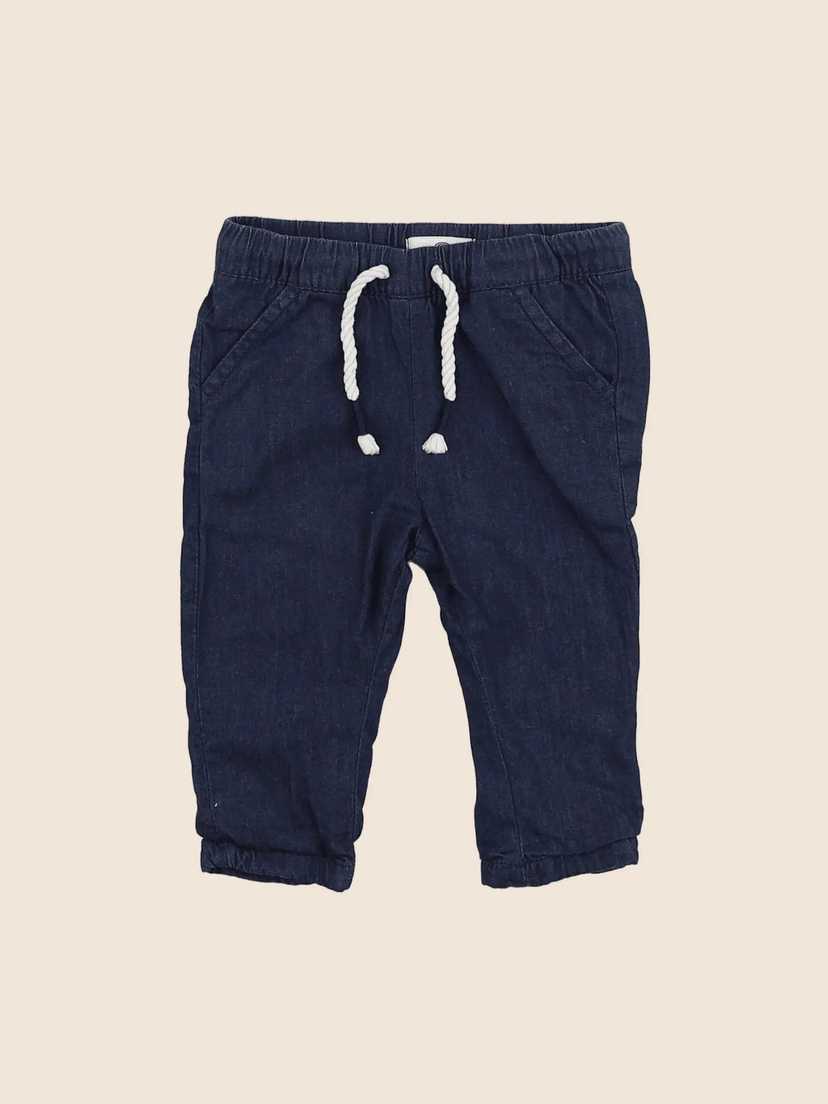 La Redoute - pantalon bleu - 6 mois
