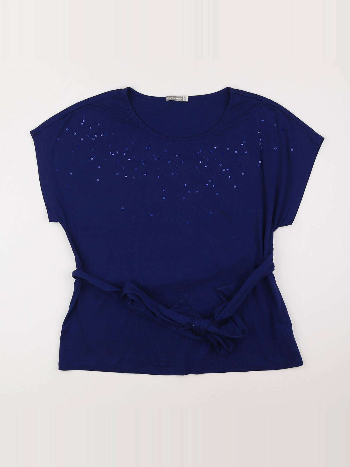Vertbaudet - tee-shirt grossesse bleu - 42 à 44