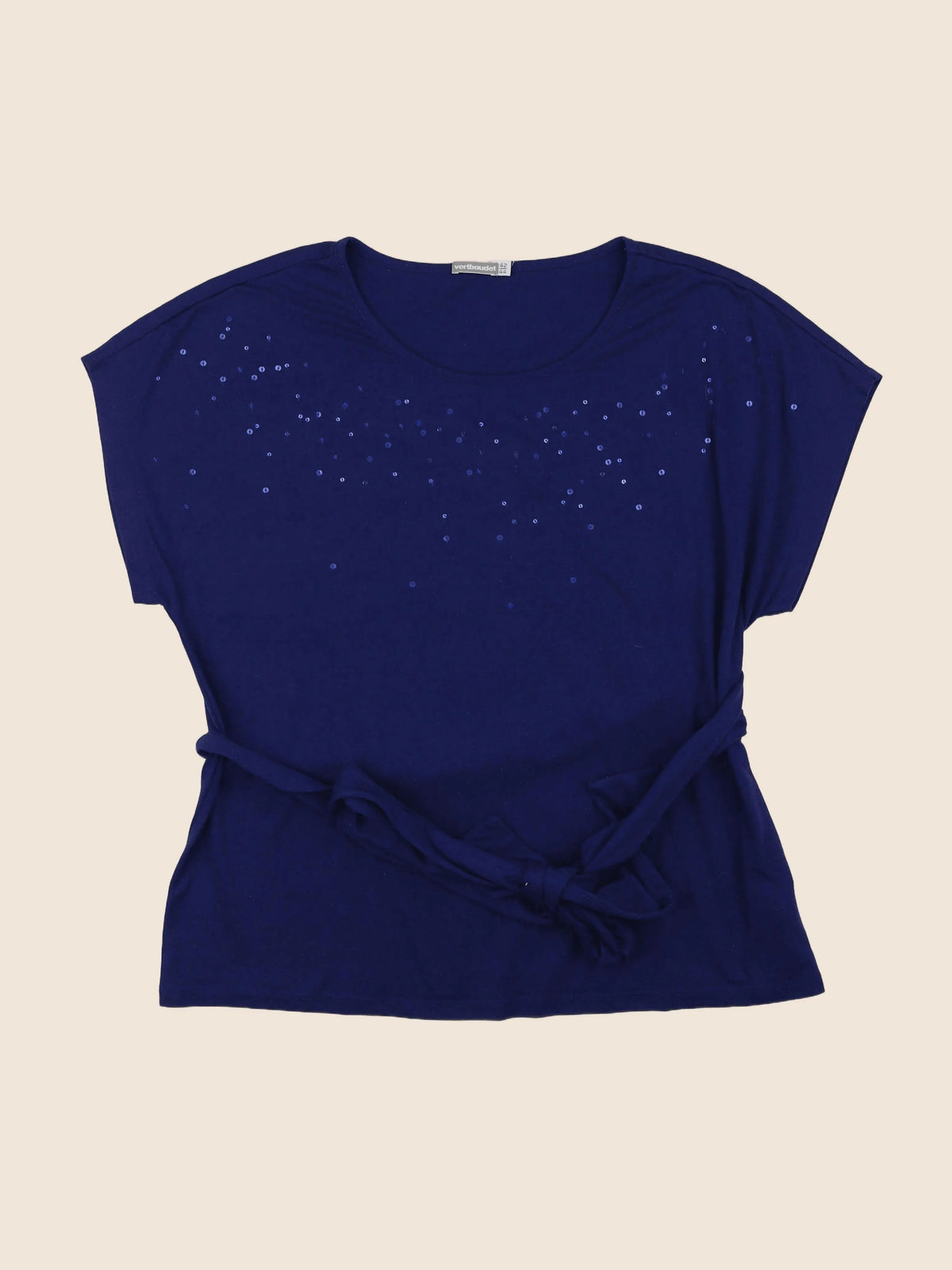 Vertbaudet - tee-shirt grossesse bleu - 42 à 44