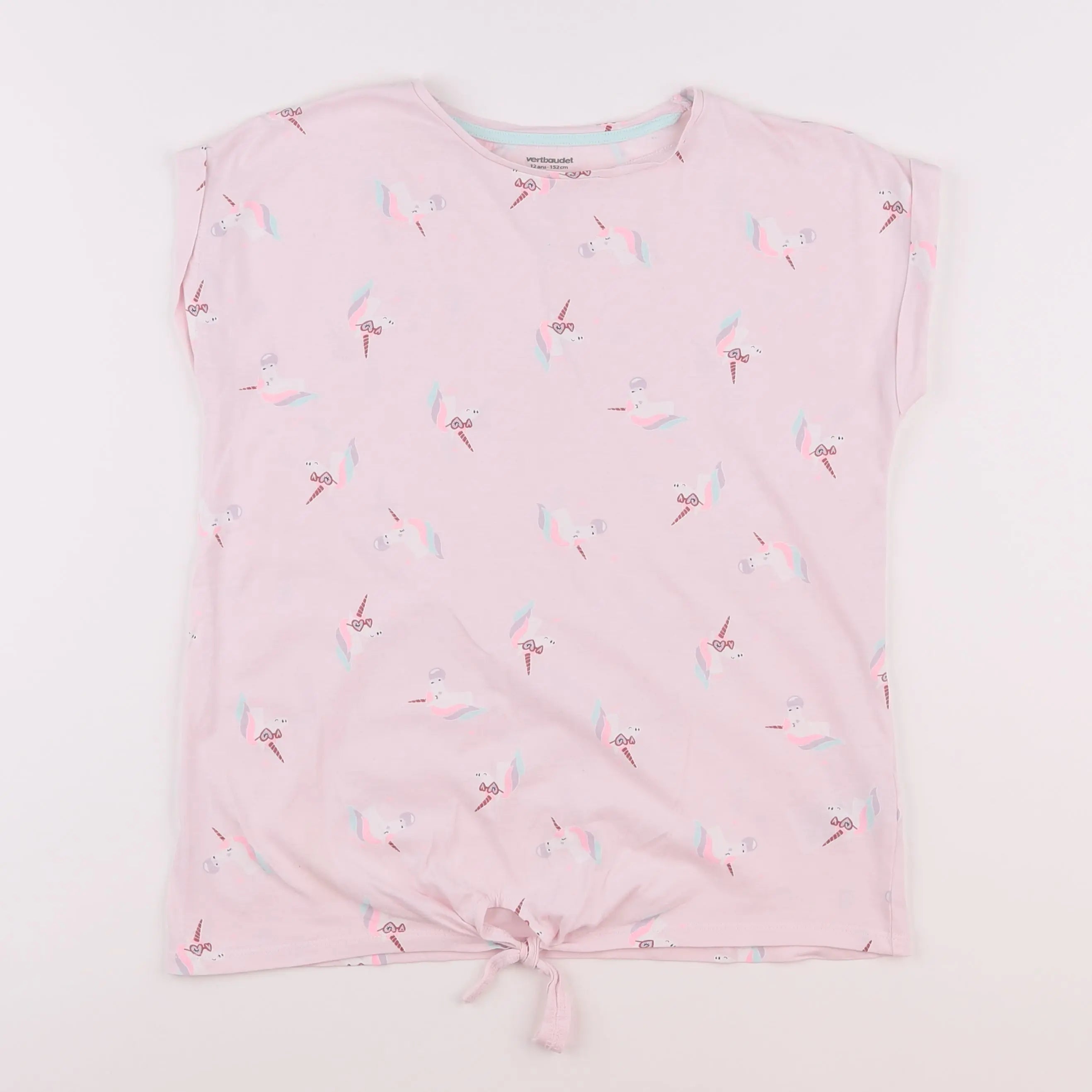 Vertbaudet - tee-shirt rose - 12 ans