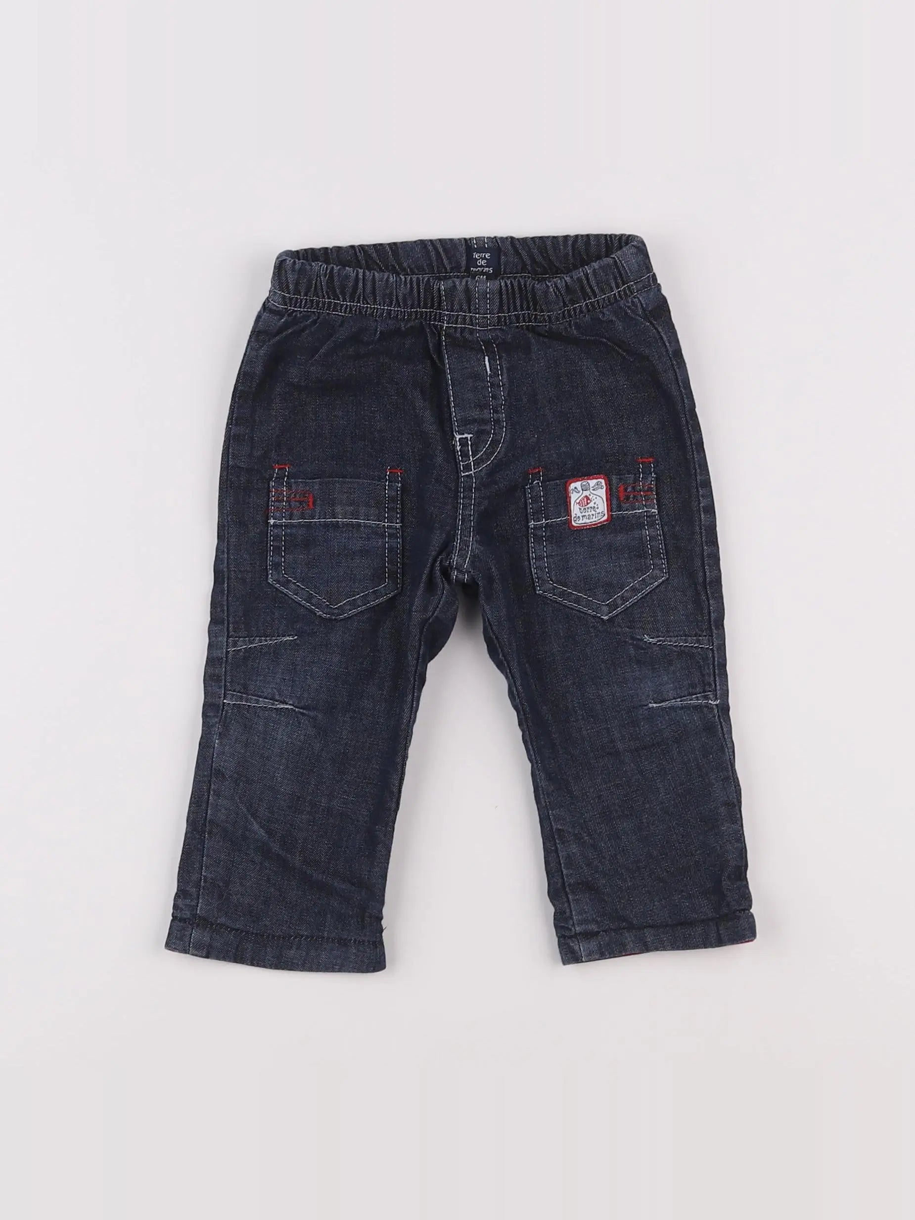 Terre de marins - pantalon bleu - 6 mois