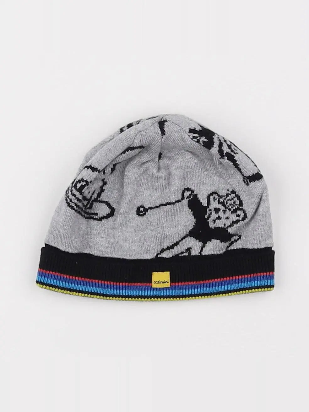 Catimini - bonnet multicolore - 12 mois