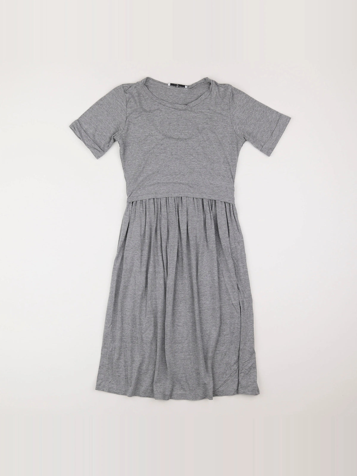 Envie de fraise - robe grossesse gris - 34 à 36
