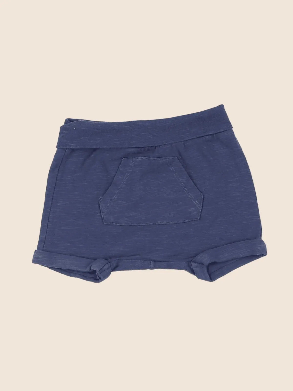 H&M - short bleu - 3 mois