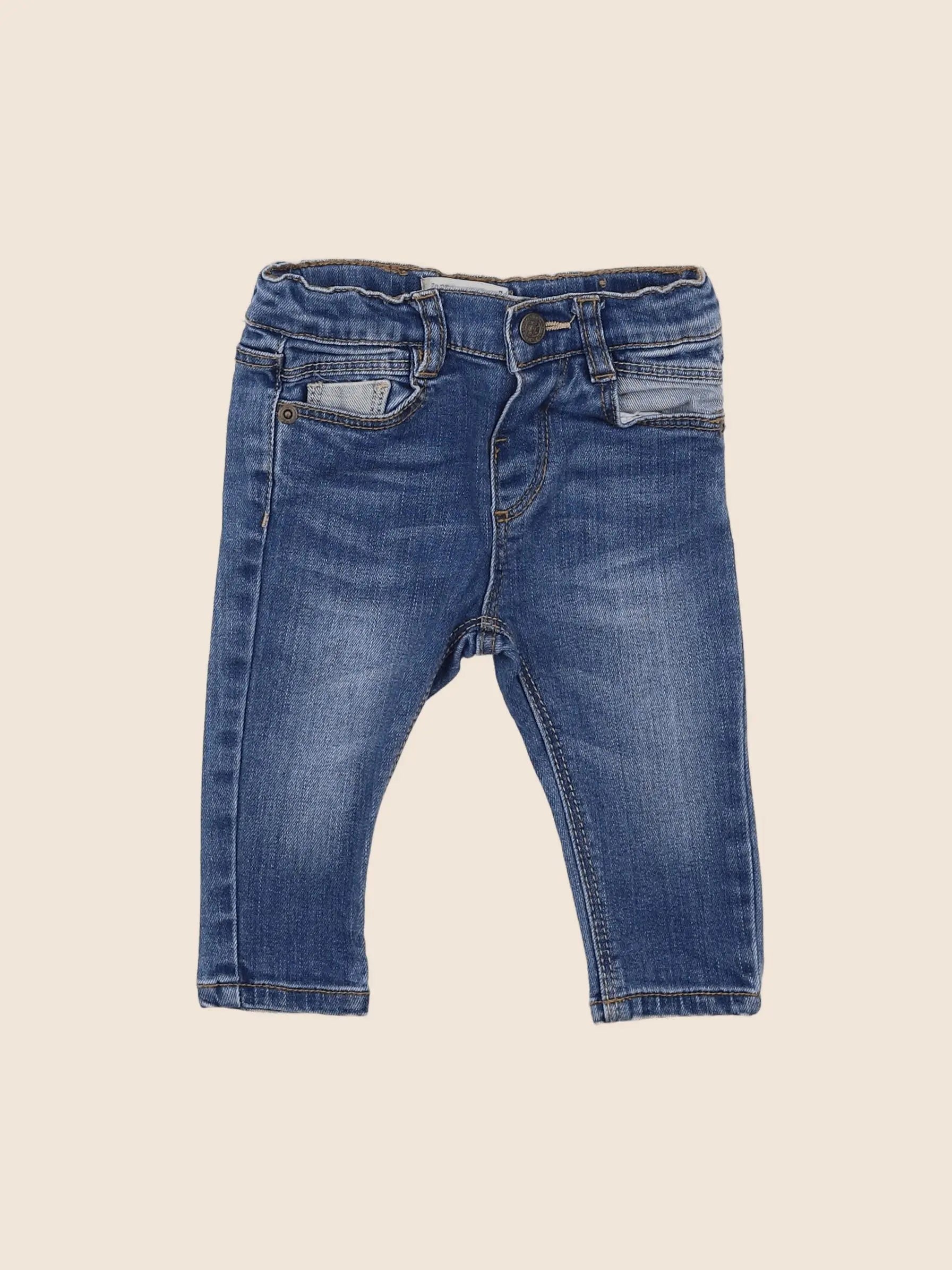 Zara - jean bleu - 3/6 mois