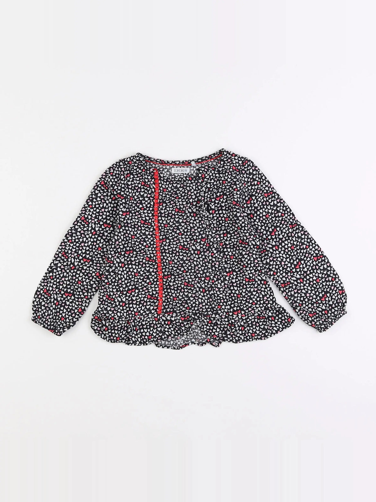 IKKS - blouse noir - 2 ans