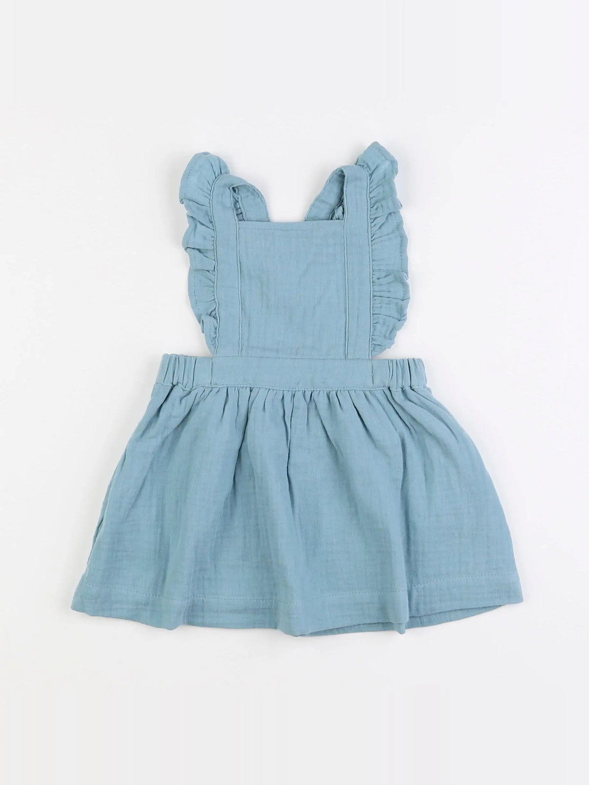 Vertbaudet - robe bleu - 12 mois