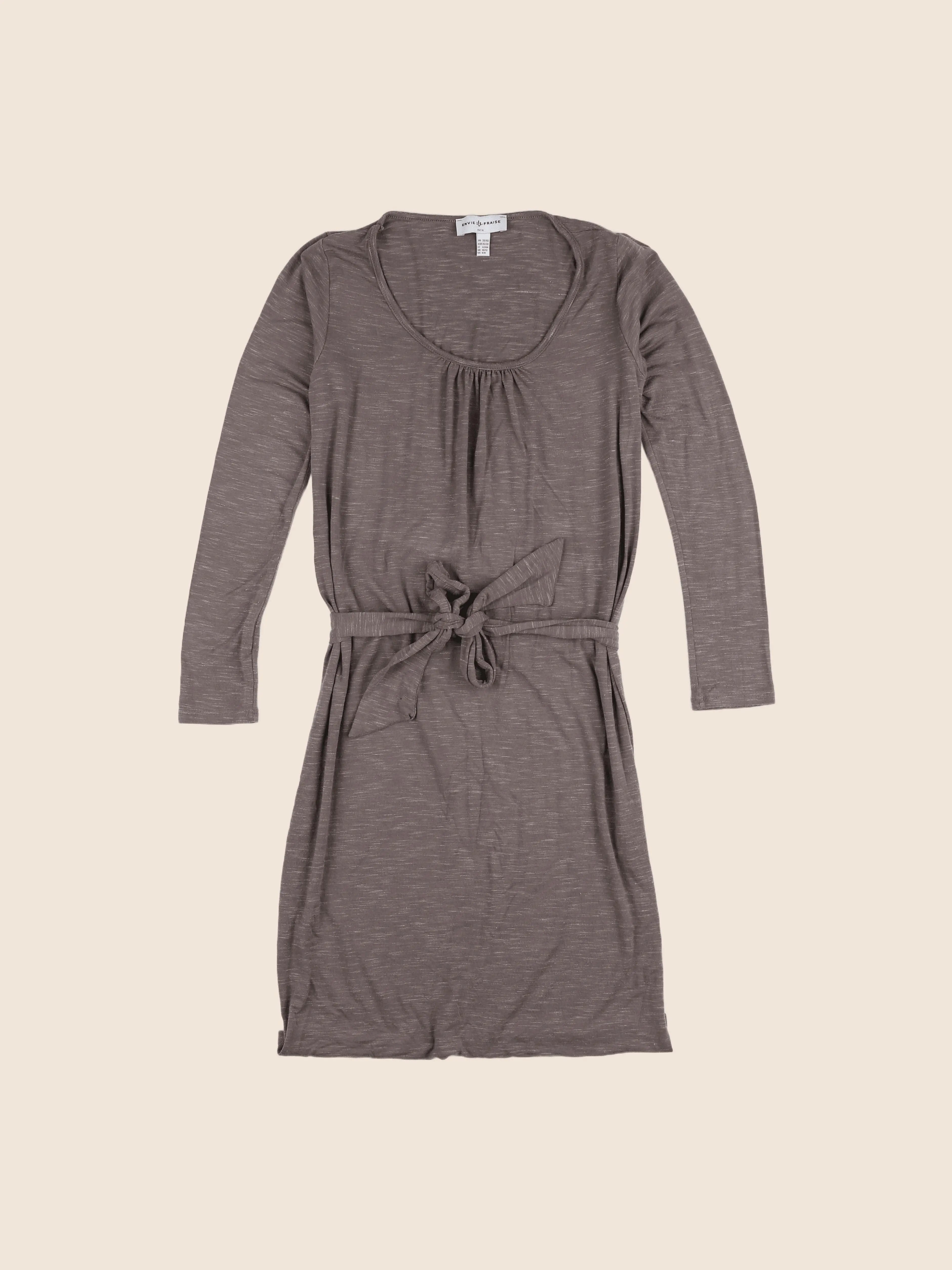 Envie de fraise - robe grossesse marron - 38 à 40
