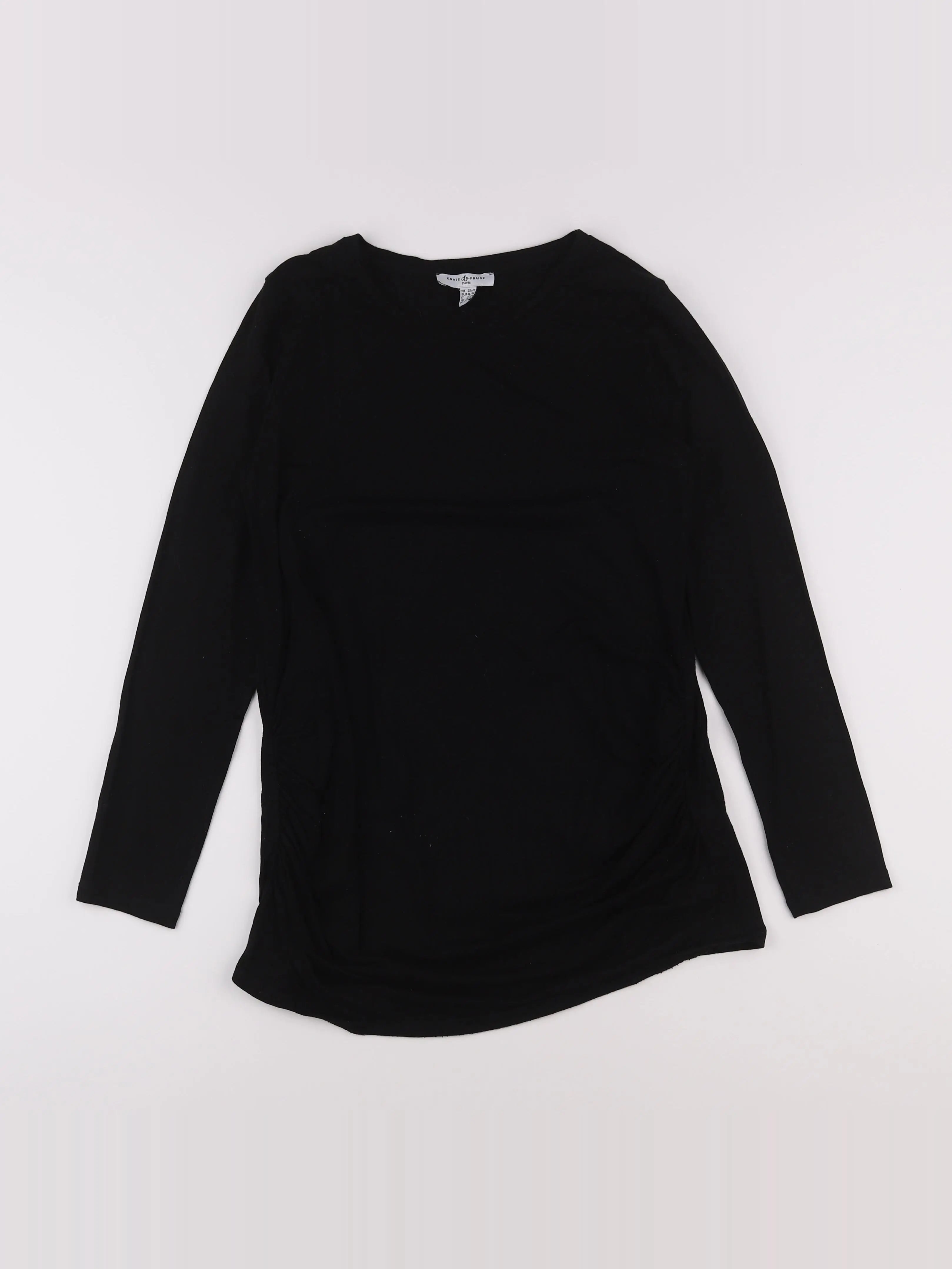 Envie de fraise - tee-shirt grossesse noir - 38 à 40