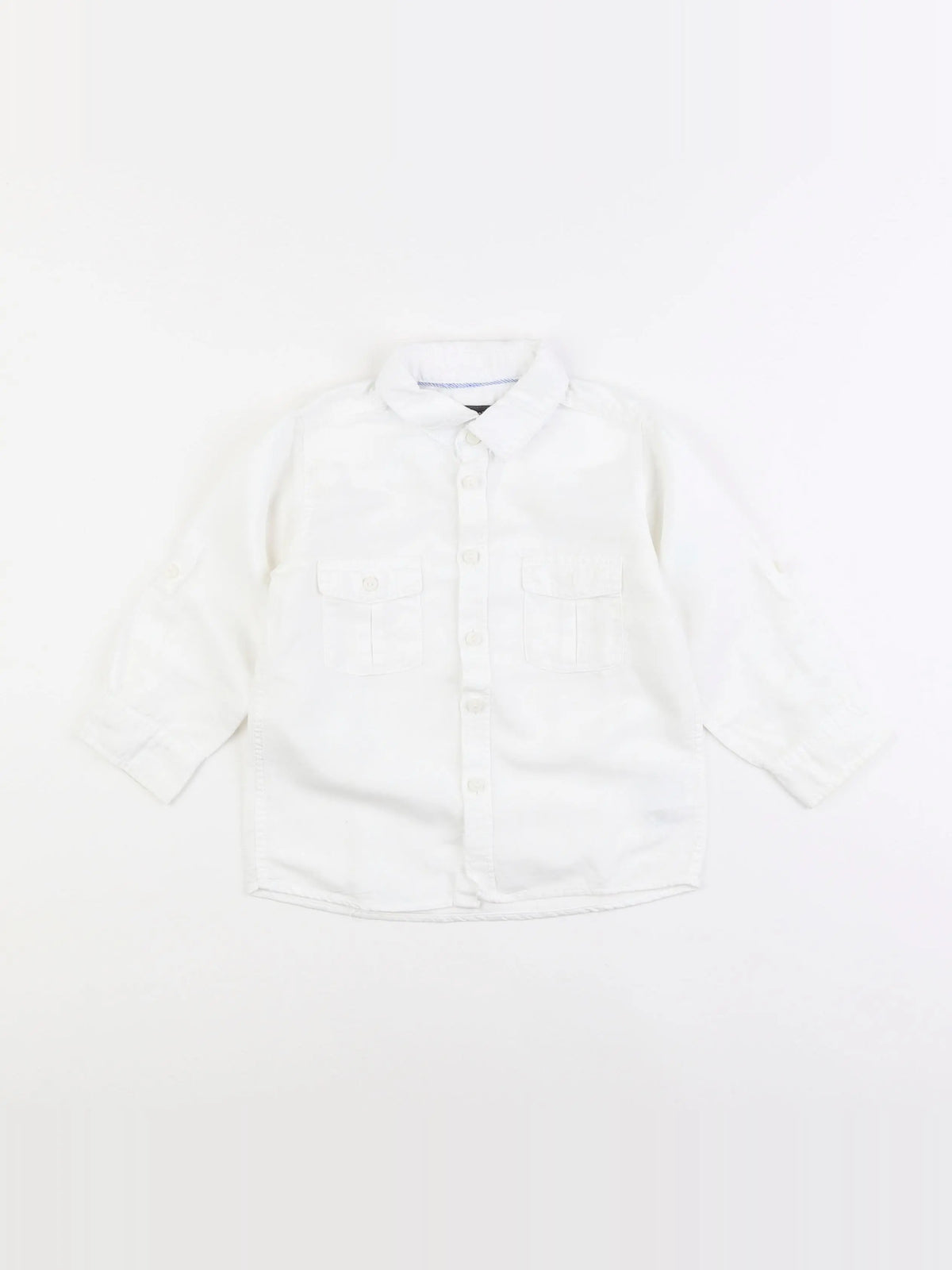 H&M - chemise blanc - 12/18 mois