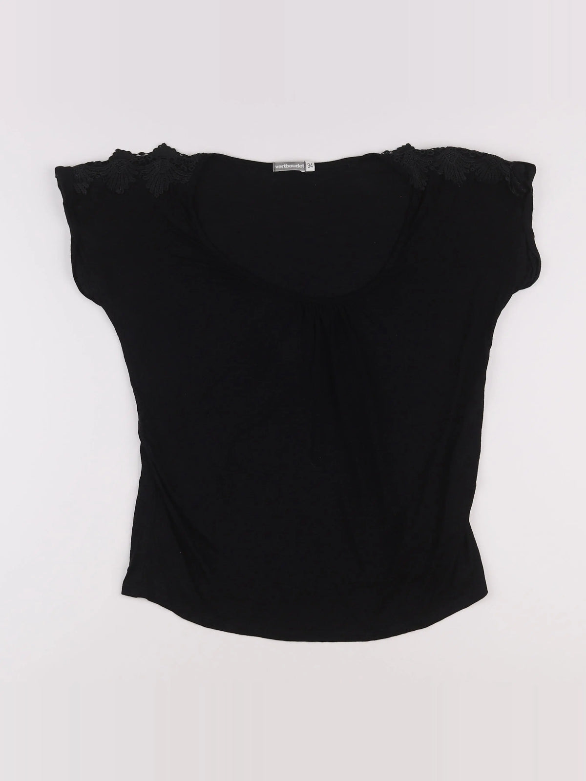 Vertbaudet - tee-shirt grossesse noir - 34