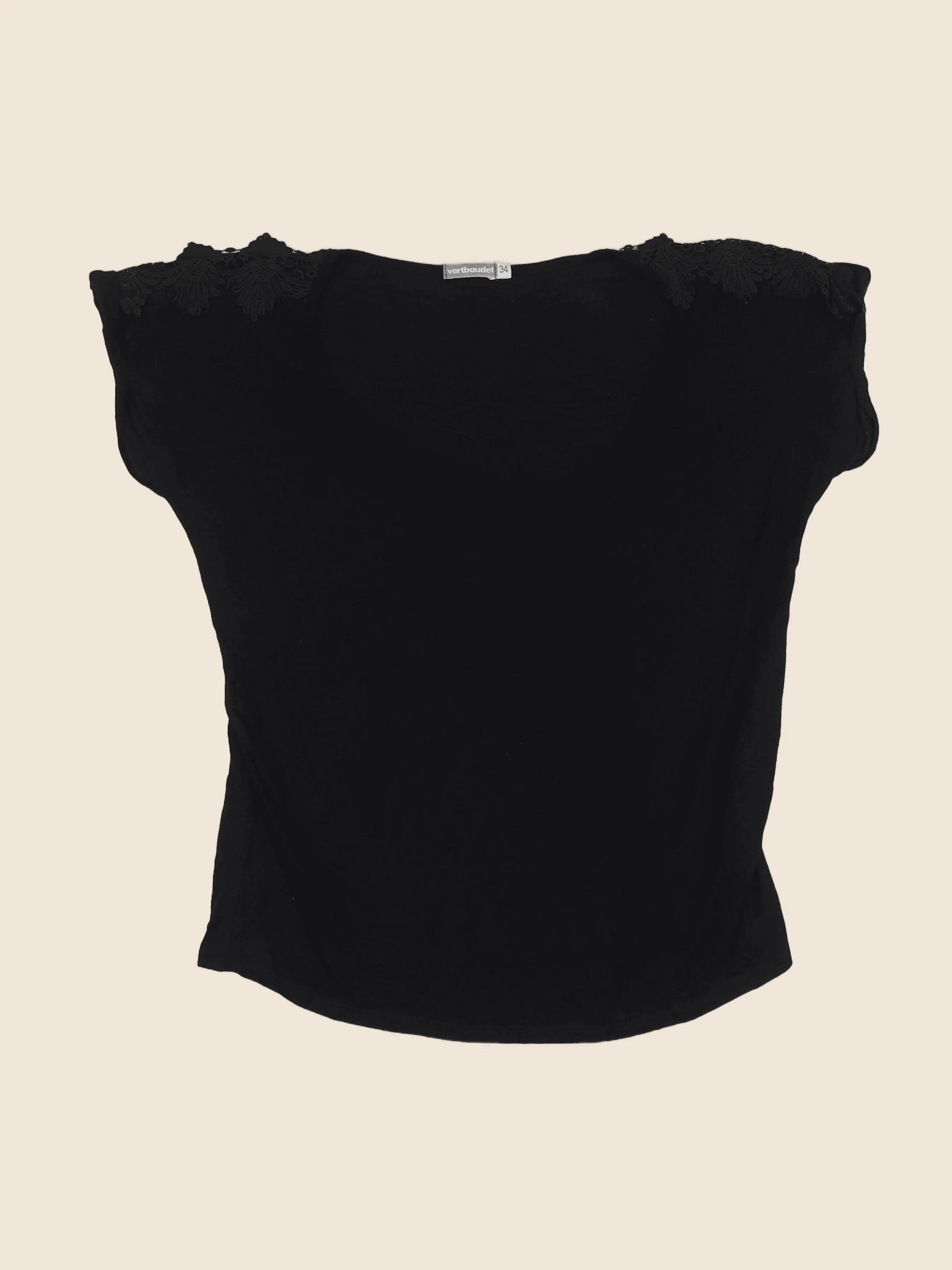 Vertbaudet - tee-shirt grossesse noir - 34
