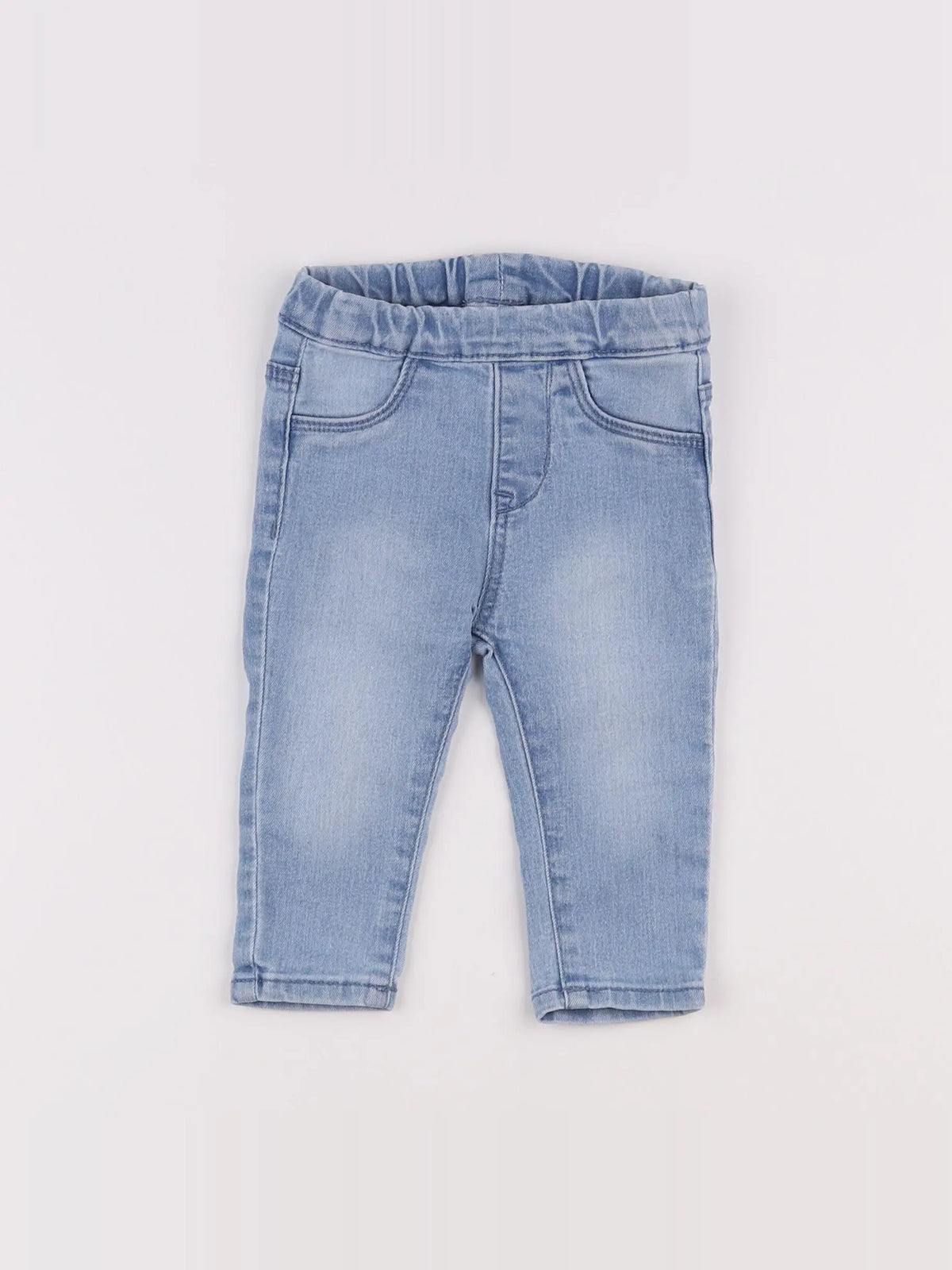 H&M - jegging bleu - 6 mois