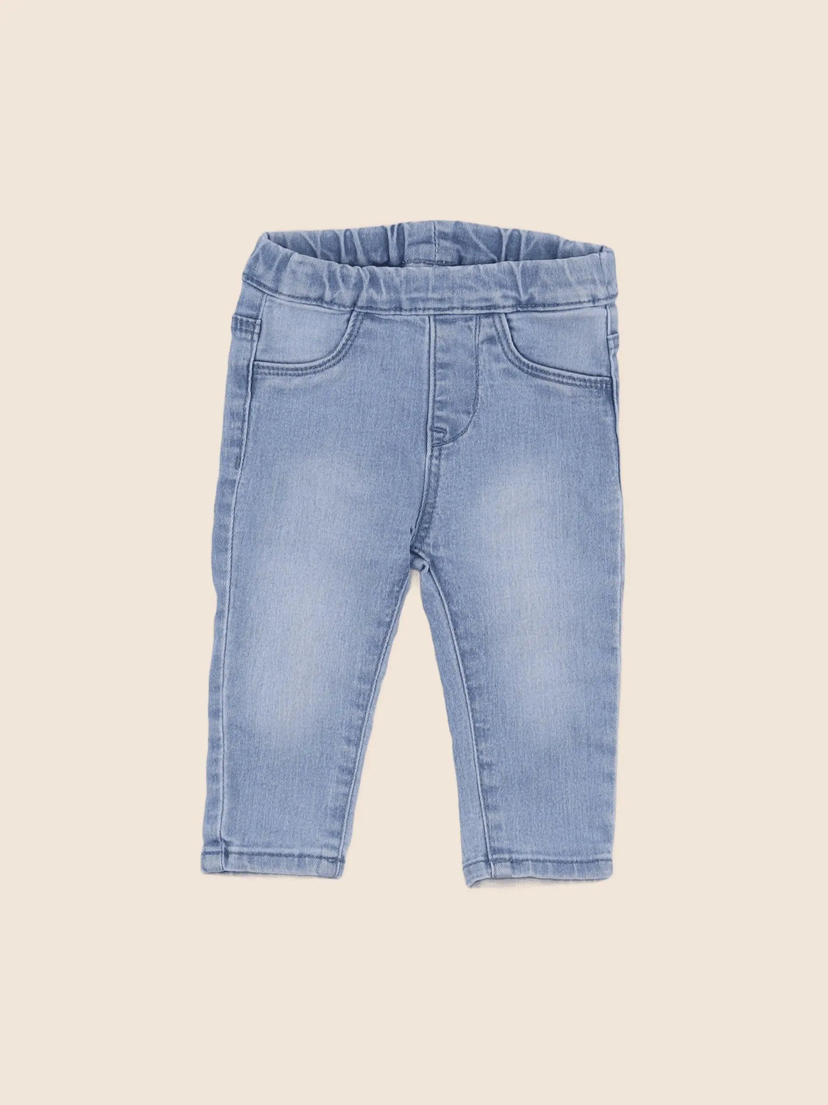 H&M - jegging bleu - 6 mois