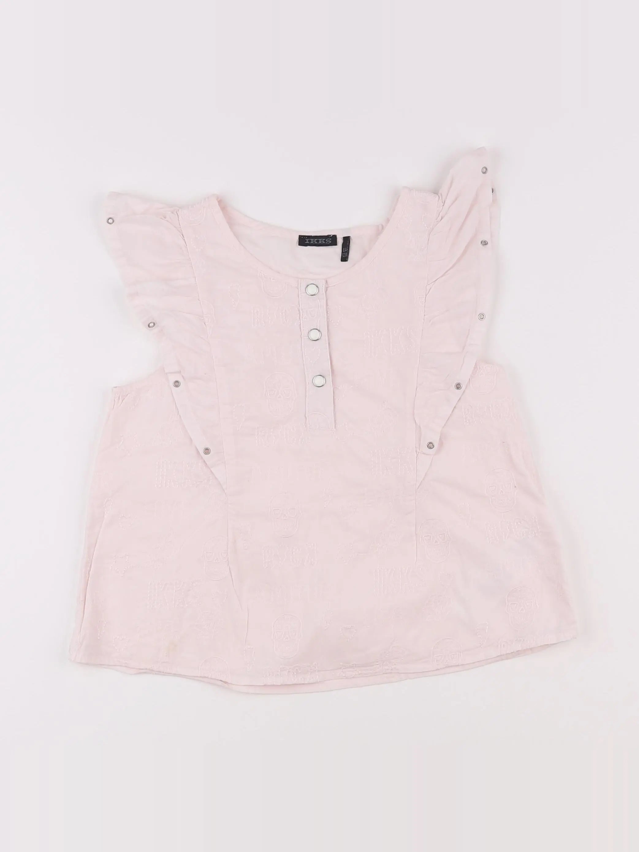 IKKS - blouse blanc - 8 ans