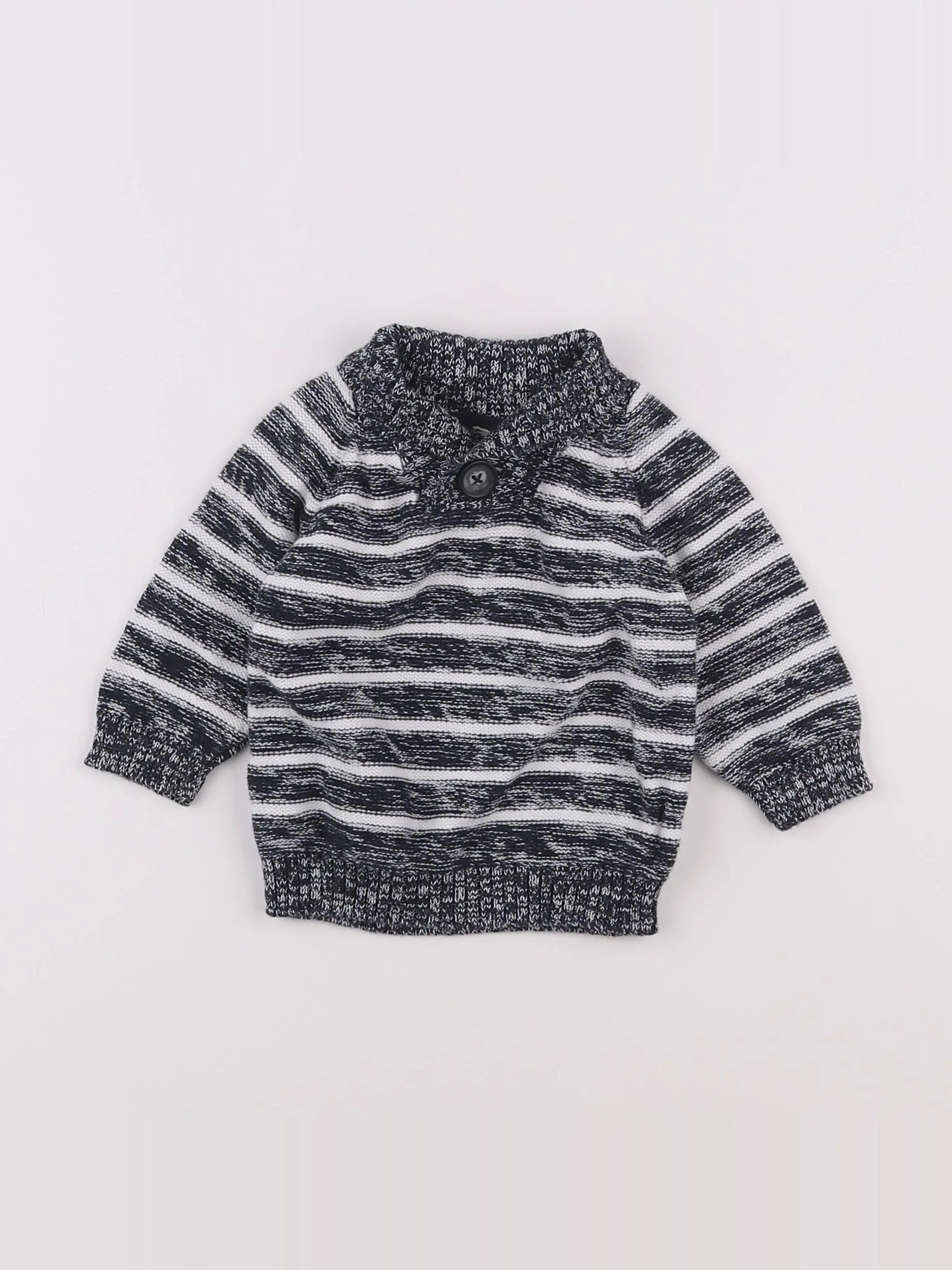 Tape à l'oeil - pull noir - 6 mois