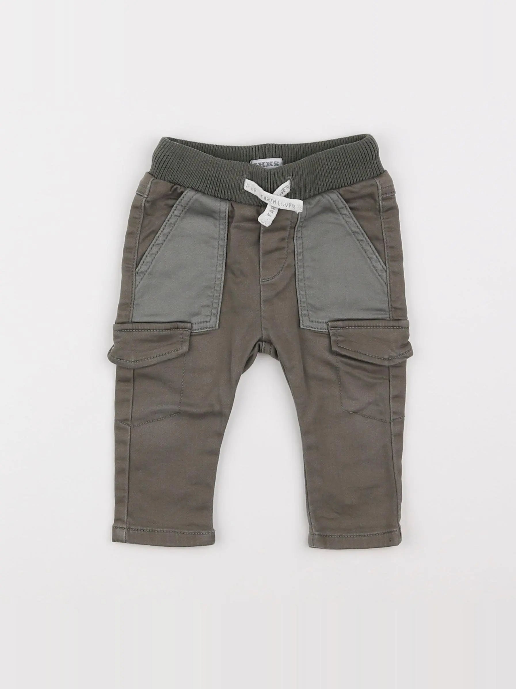 IKKS - pantalon vert - 12 mois
