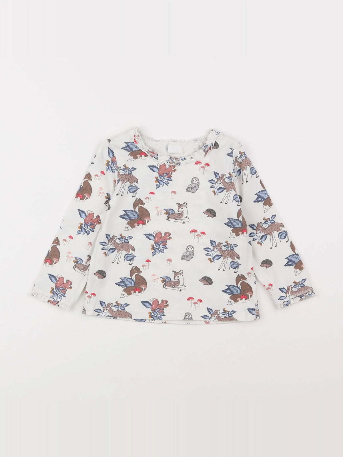 H&M - tee-shirt beige - 9/12 mois