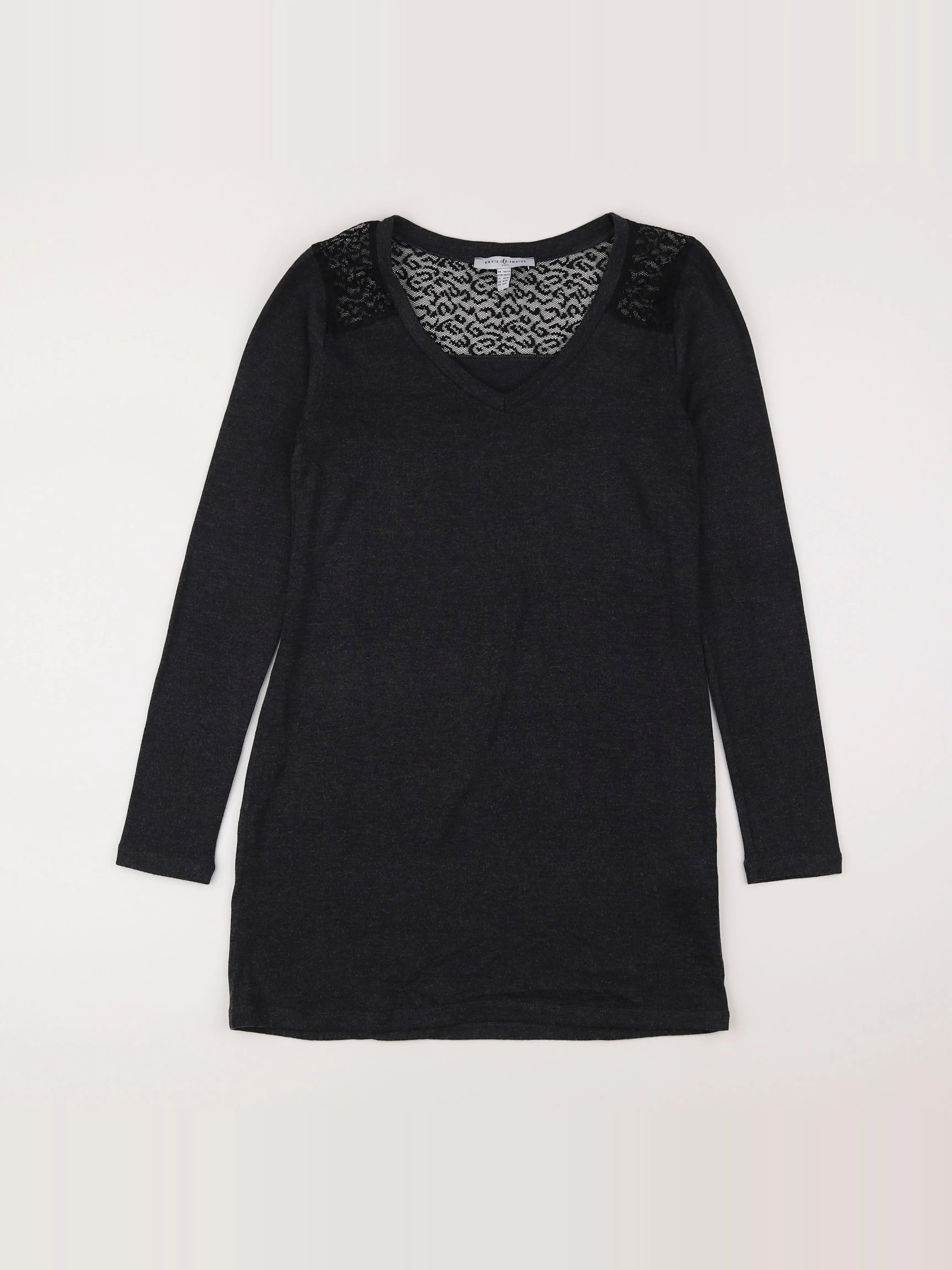 Envie de fraise - tee-shirt grossesse gris - 34 à 36