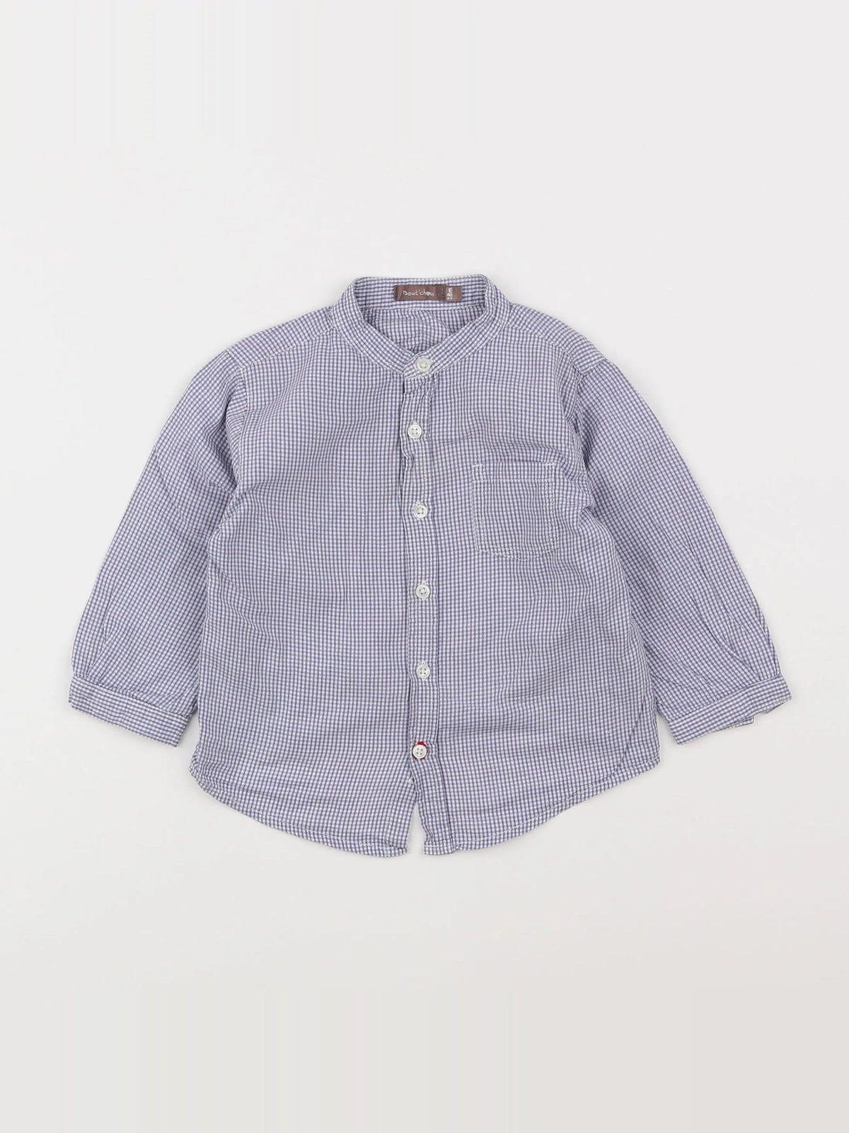 Boutchou - chemise bleu, blanc - 18 mois