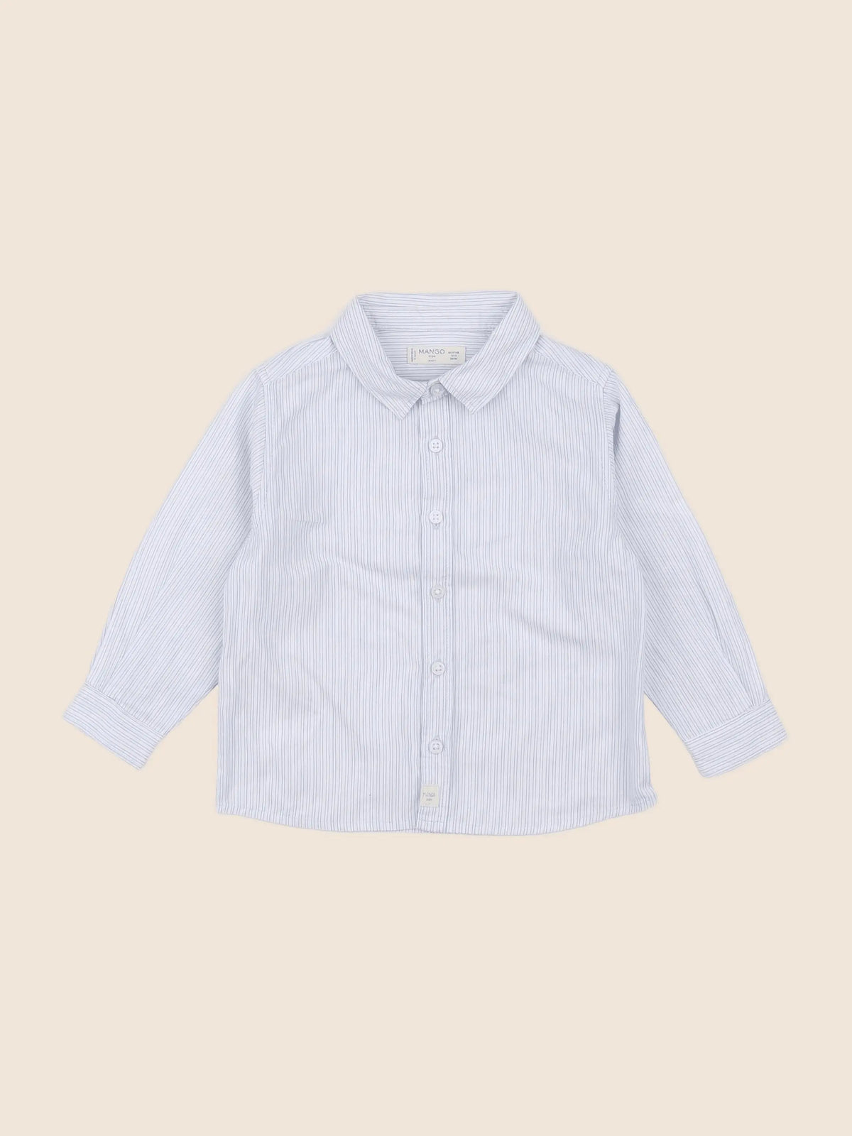 Mango - chemise bleu - 12/18 mois