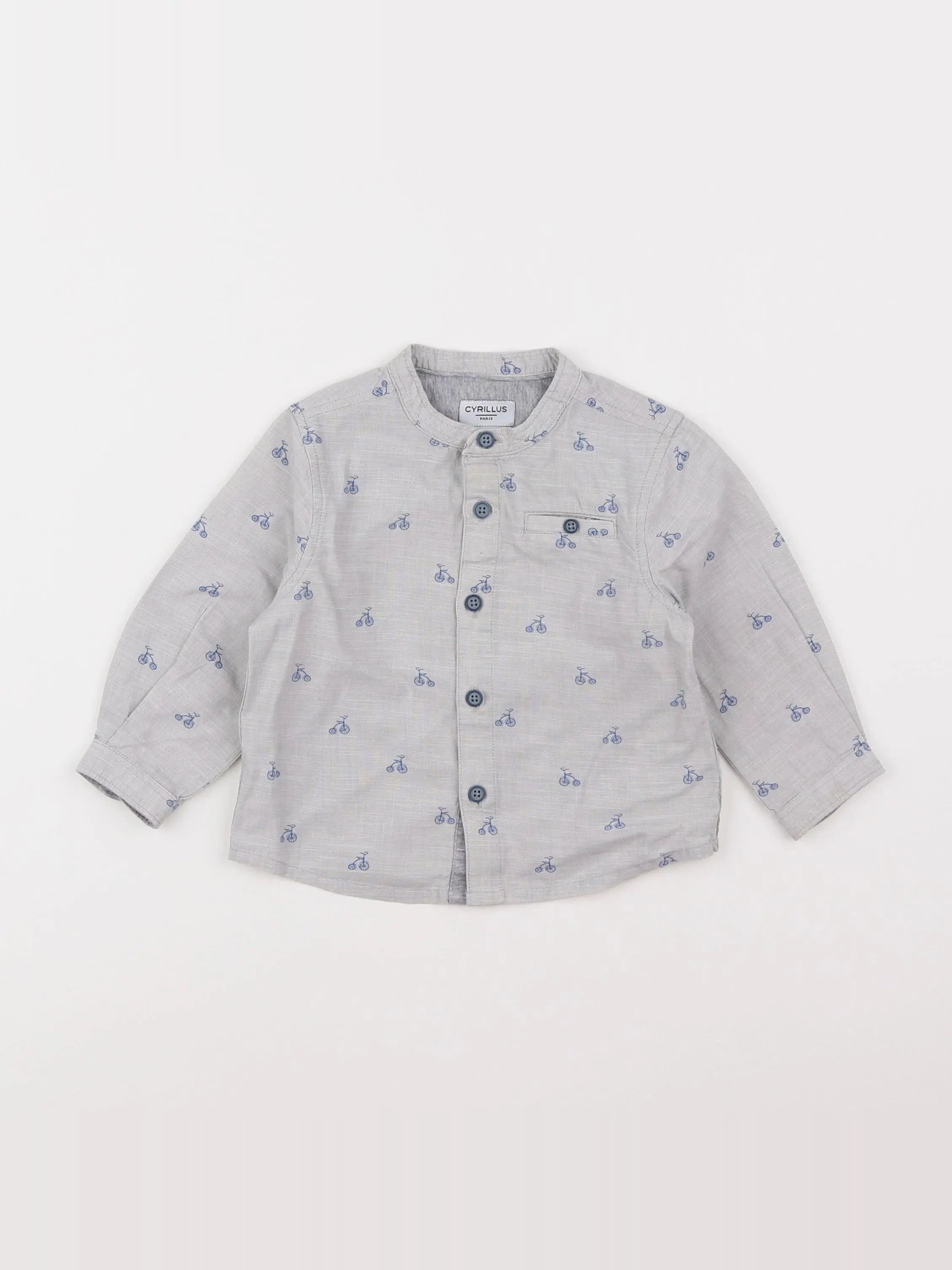 Cyrillus - chemise gris - 12 mois