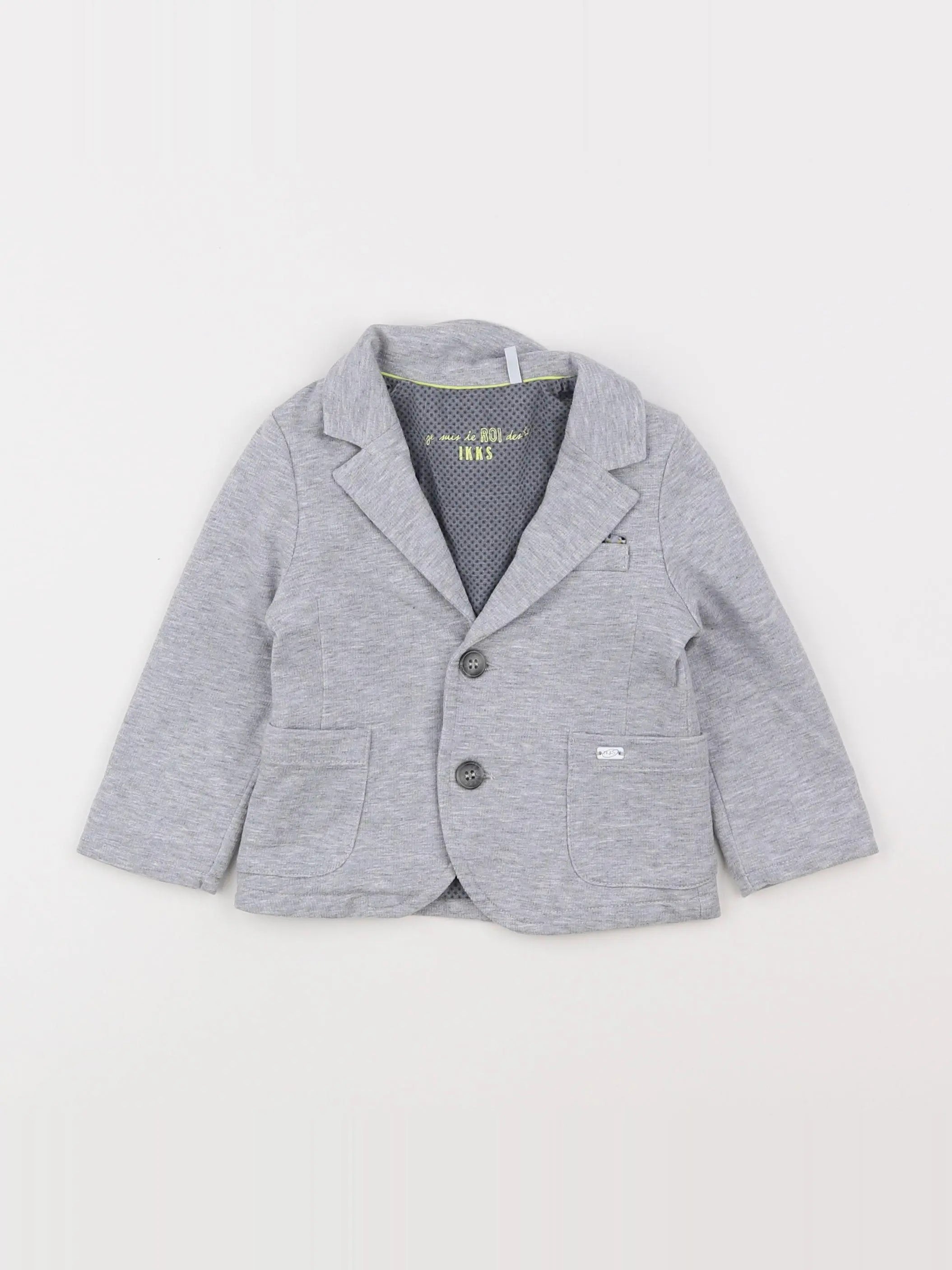 IKKS - veste gris - 12 mois