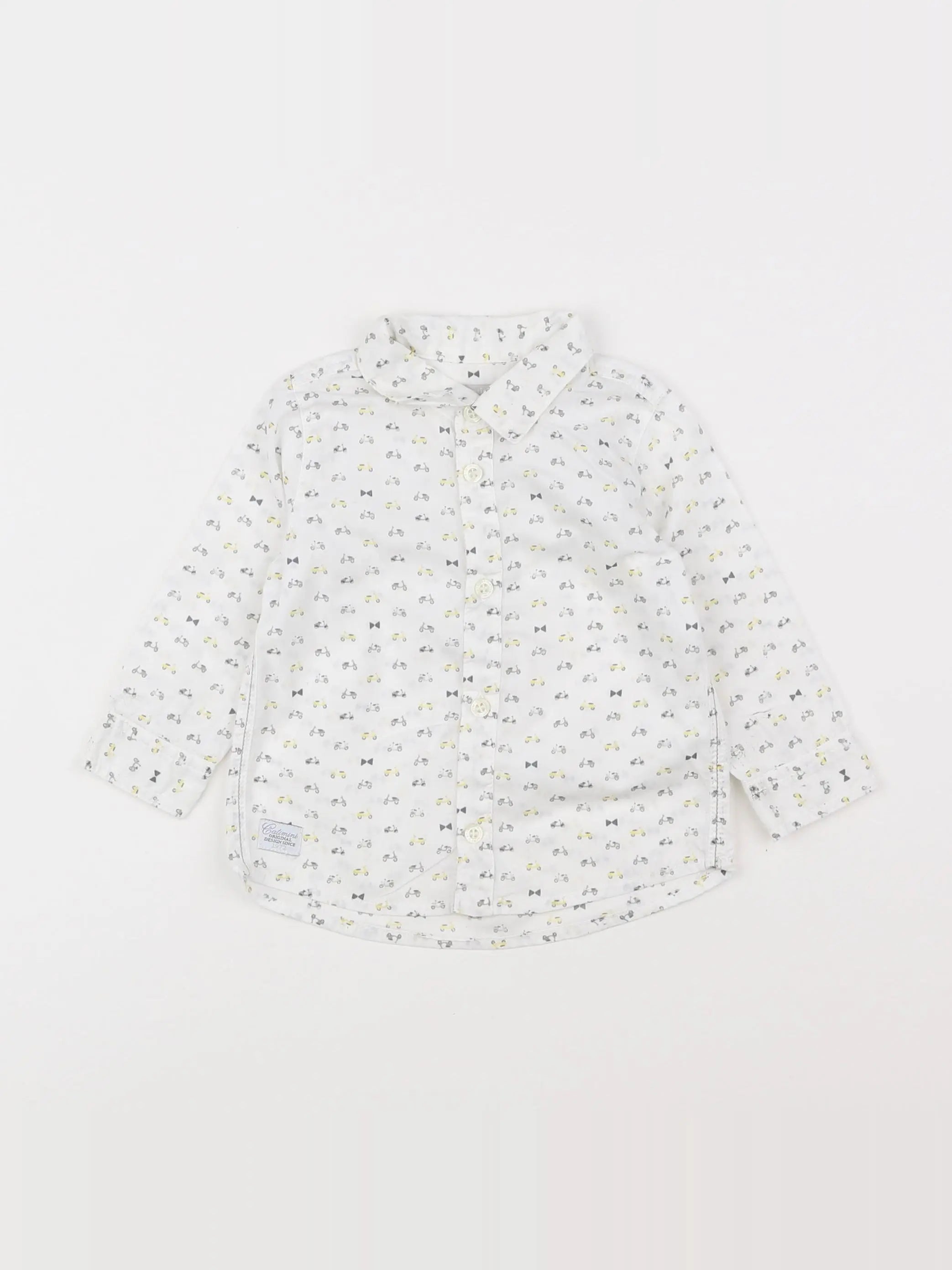 Catimini - chemise blanc - 12 mois