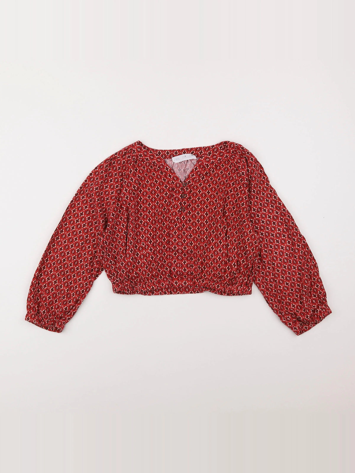 Zara - blouse rouge - 9 ans