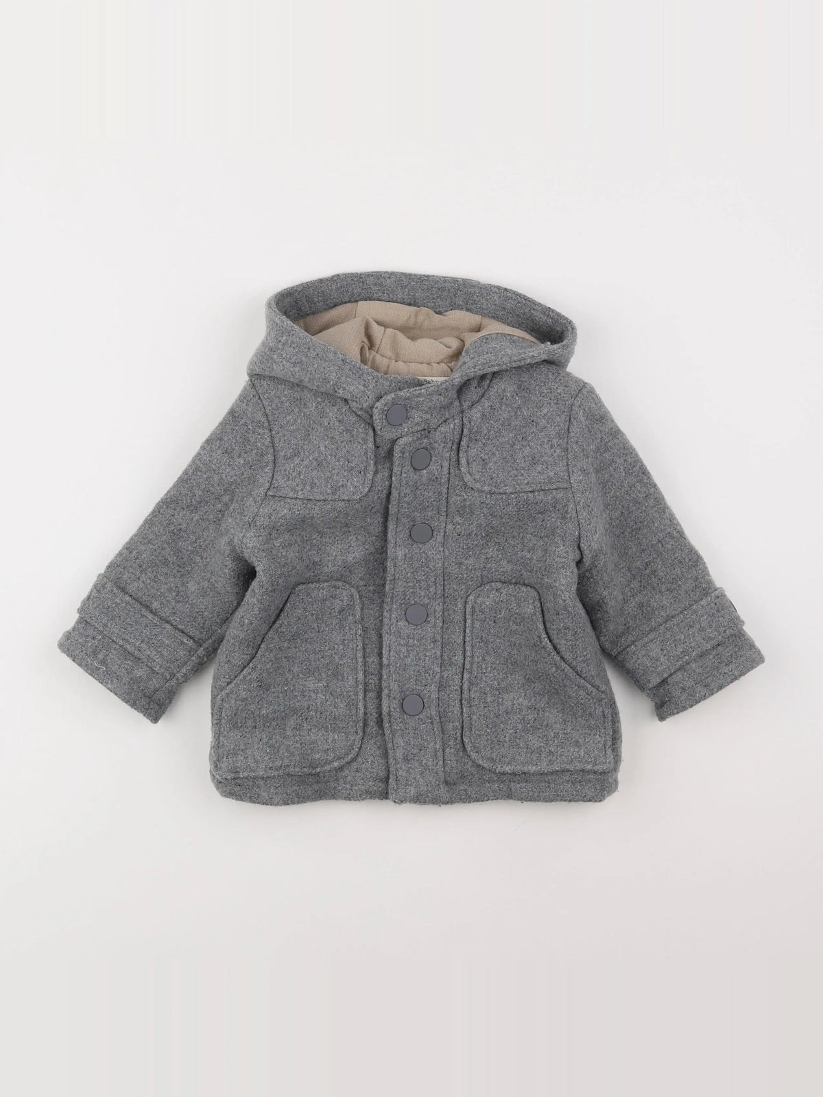 Zara - manteau gris - 9/12 mois