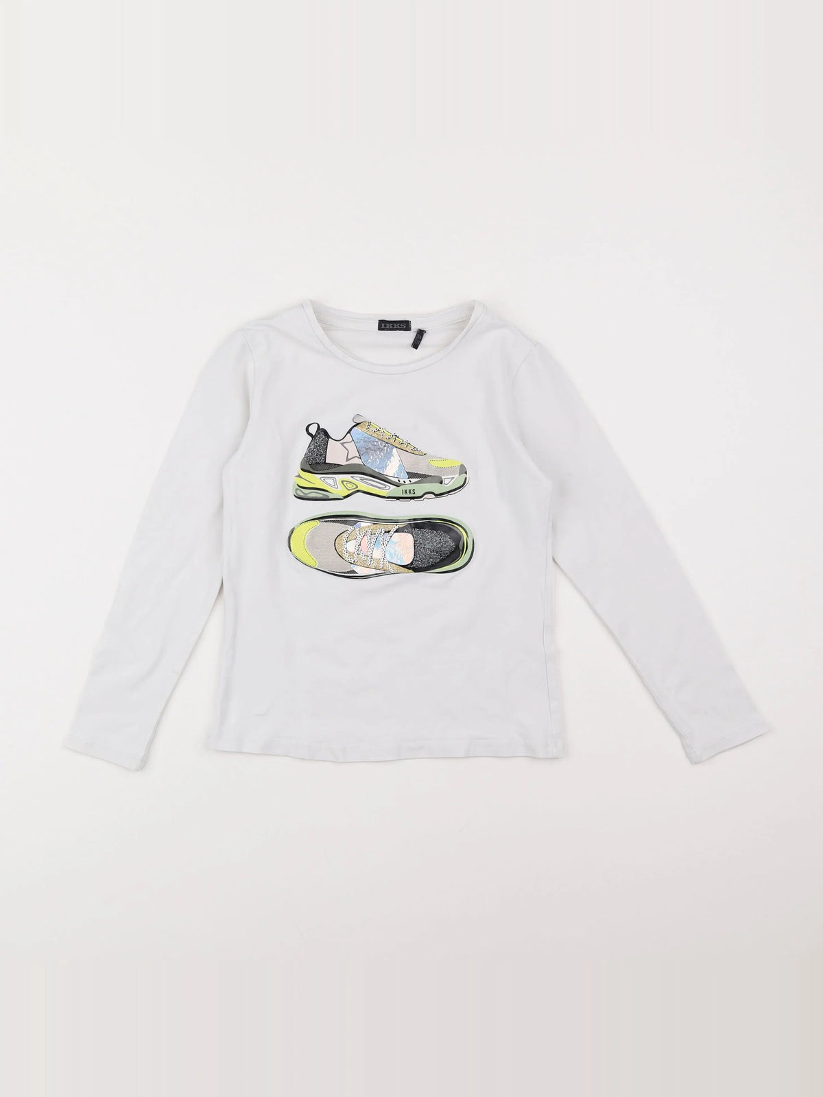 IKKS - tee-shirt blanc - 8 ans