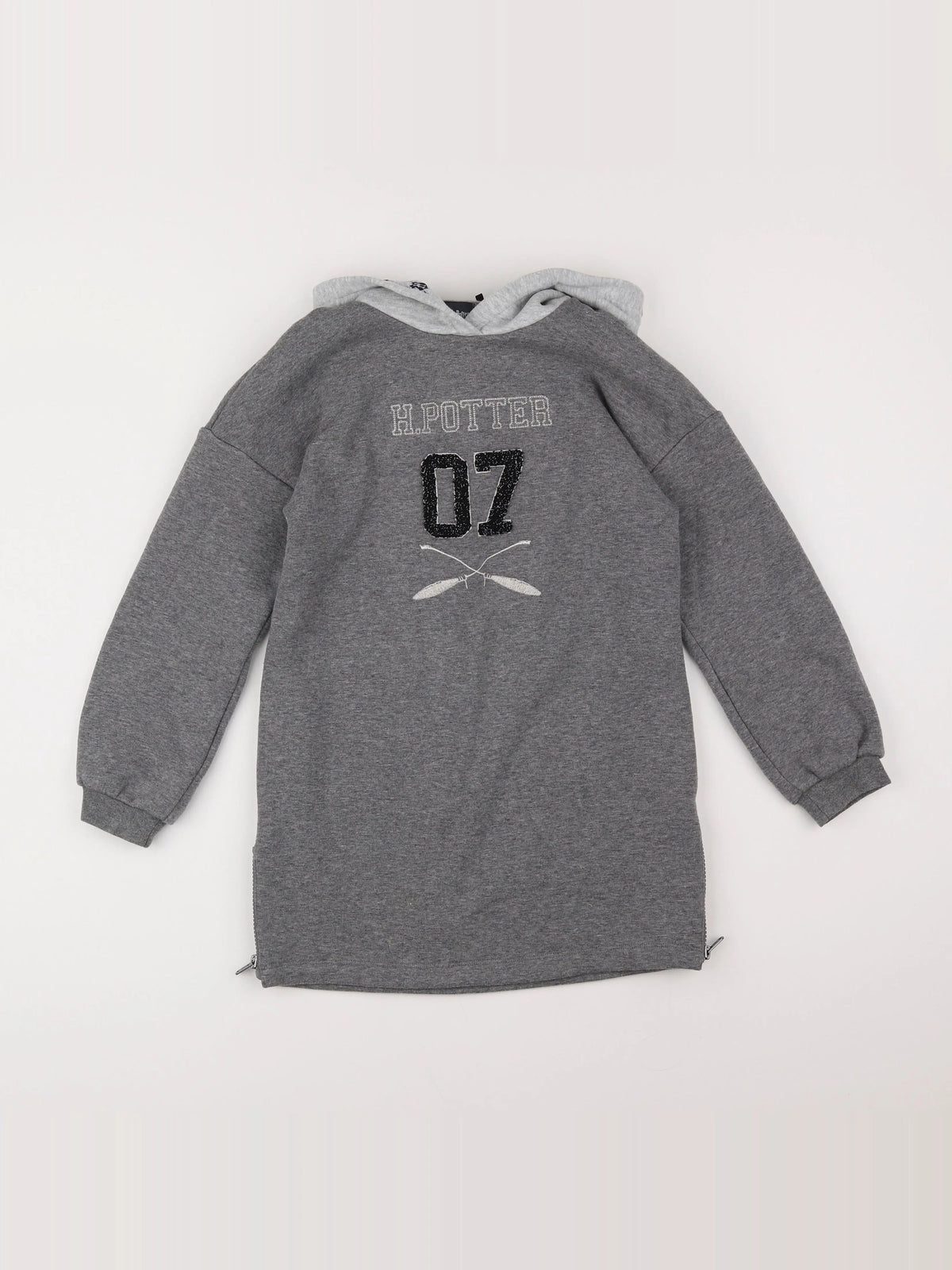 IKKS - robe gris - 8 ans