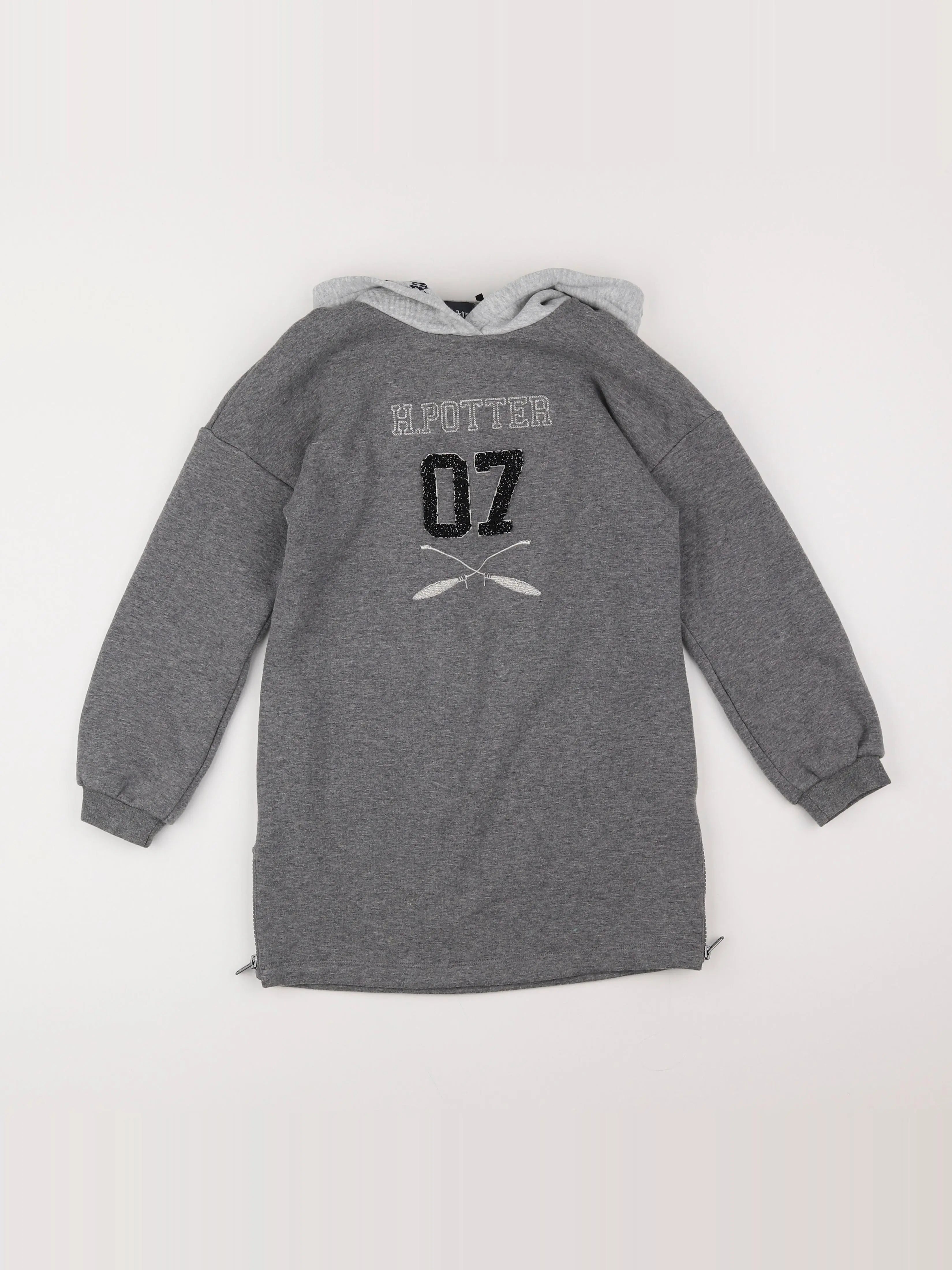 IKKS - robe gris - 8 ans