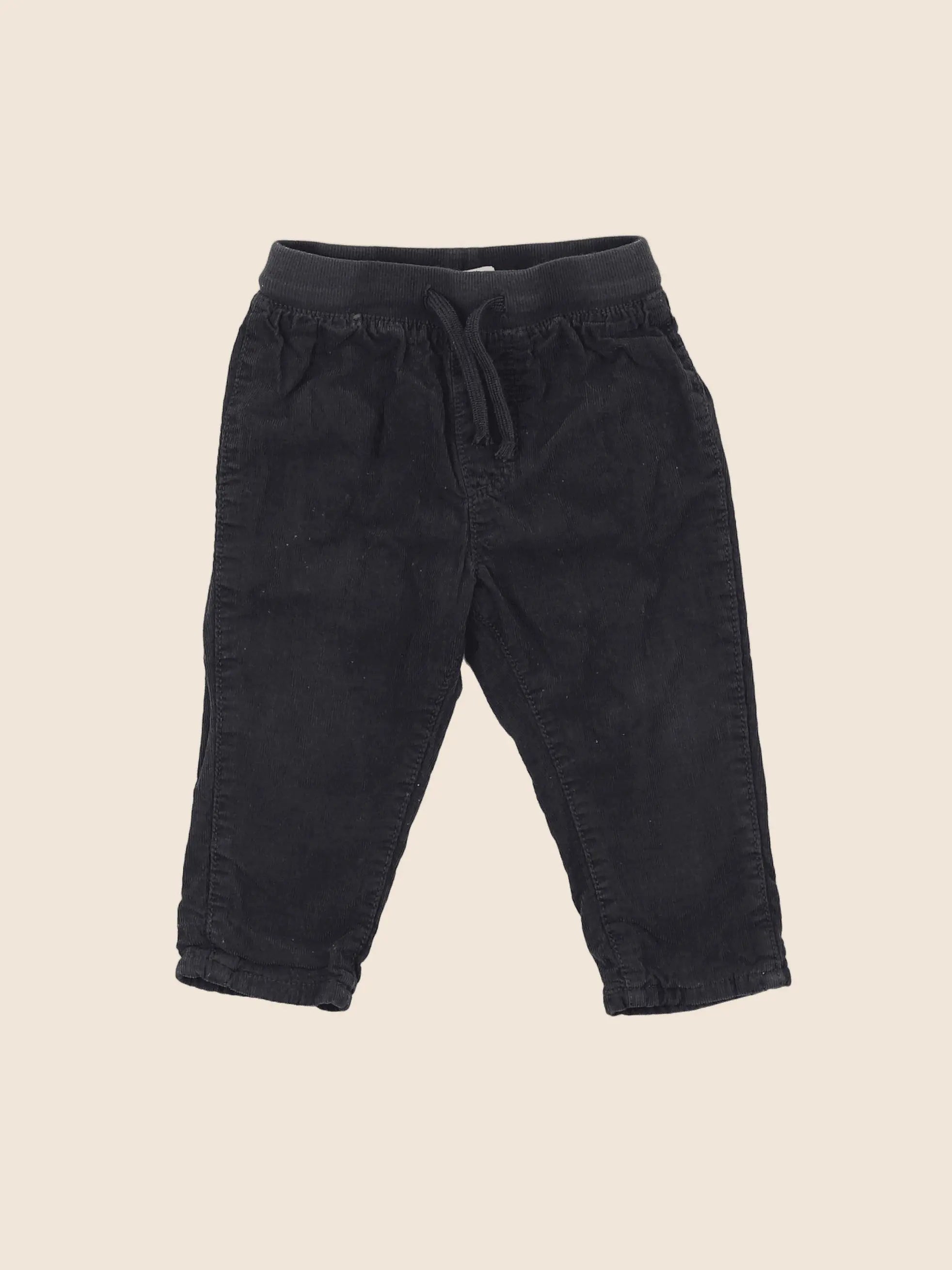 H&M - pantalon gris - 6/9 mois
