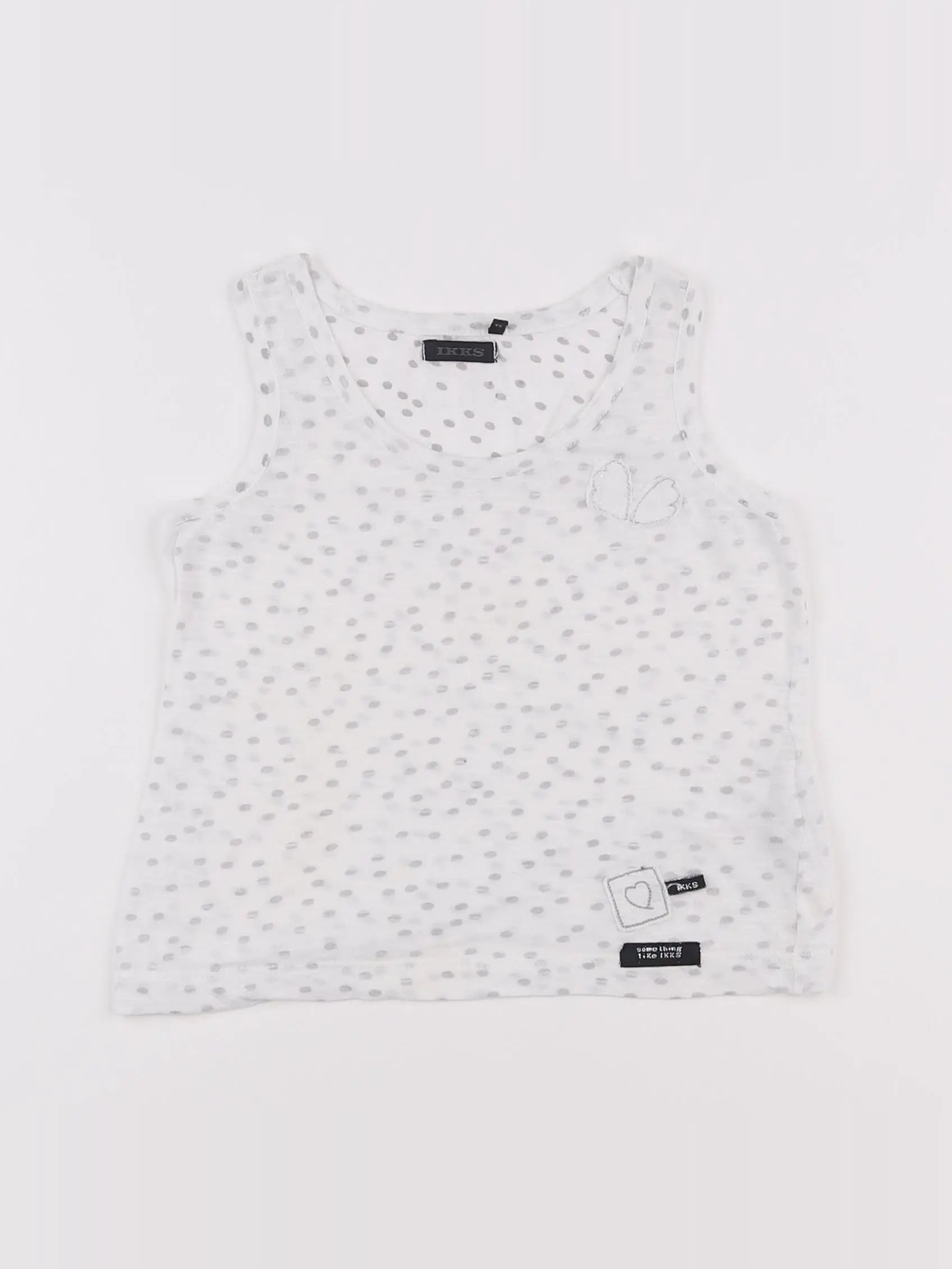 IKKS - débardeur blanc - 3 ans