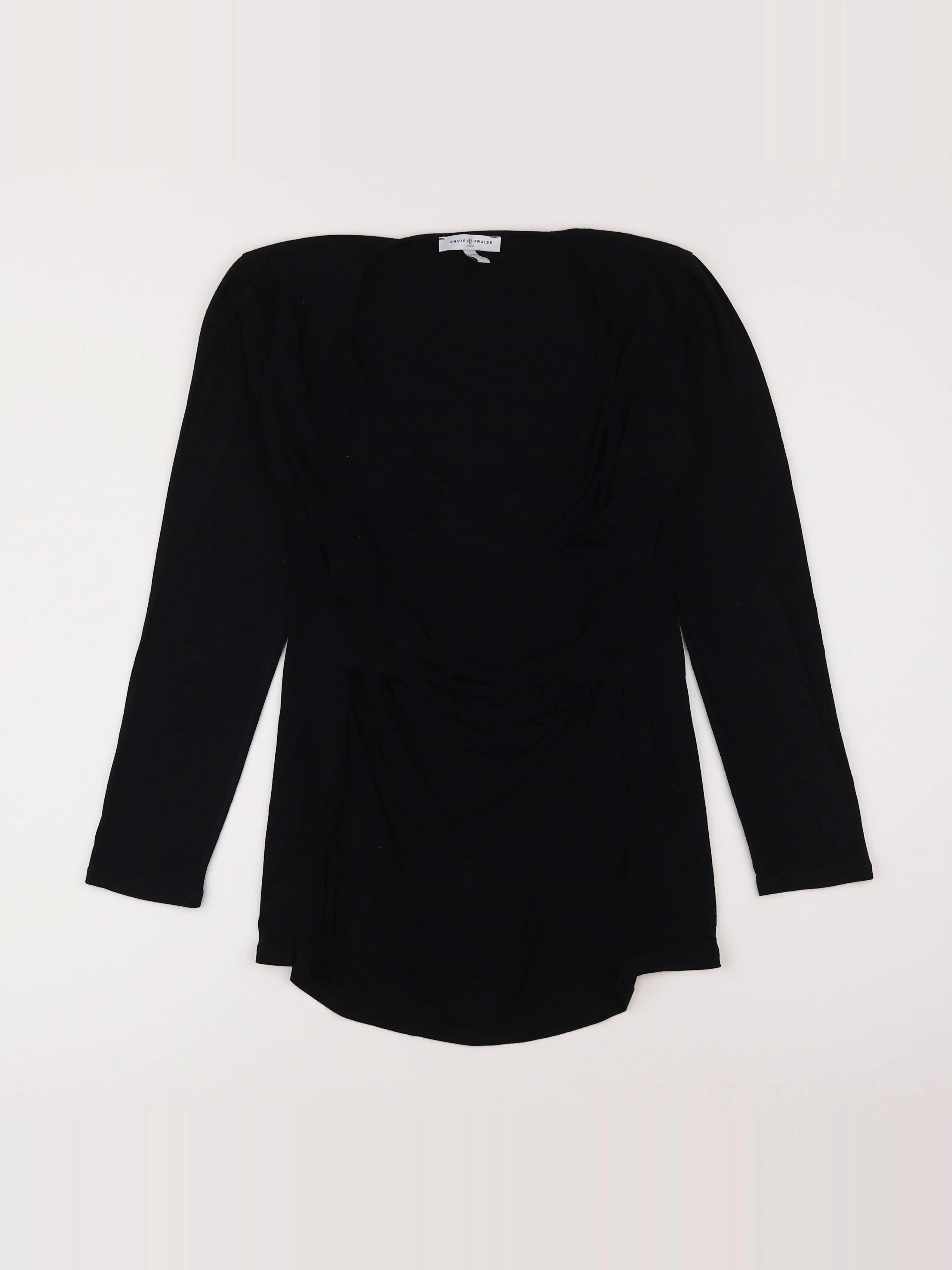 Envie de fraise - tee-shirt grossesse noir - 42 à 44