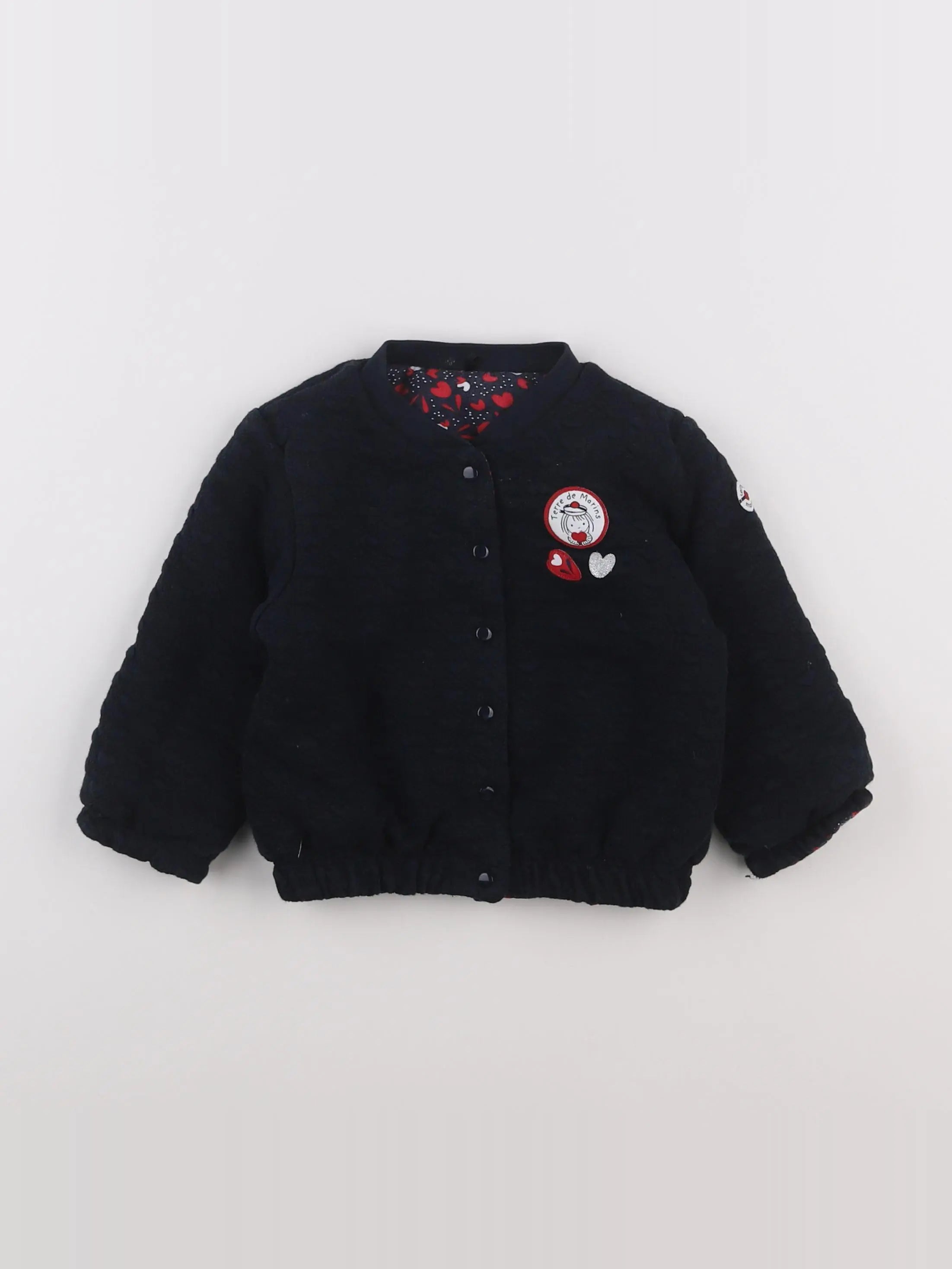 Terre de marins - sweat bleu - 6/9 mois