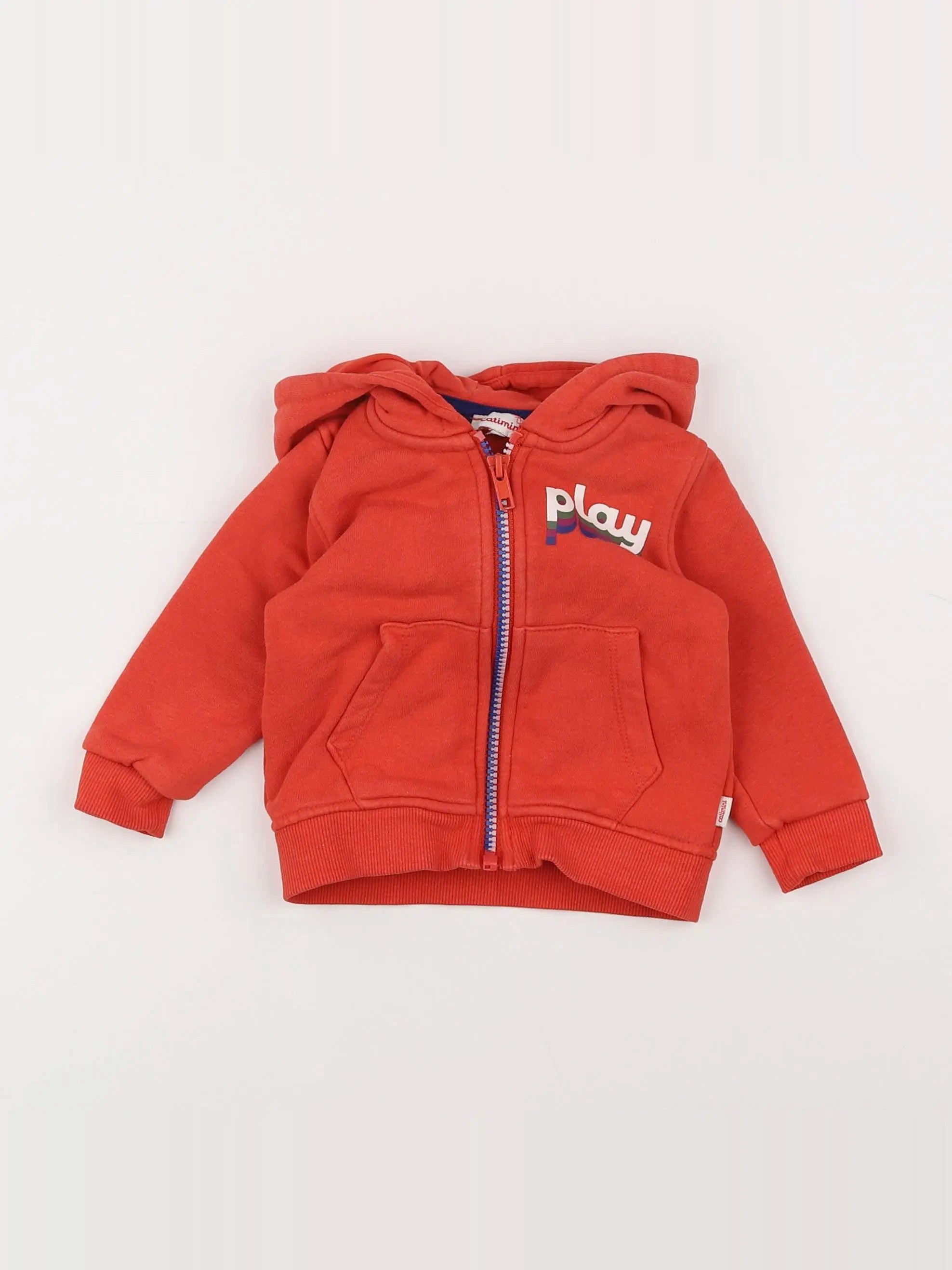 Catimini - sweat rouge - 9 mois