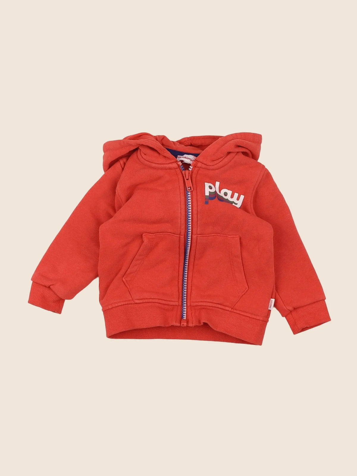 Catimini - sweat rouge - 9 mois