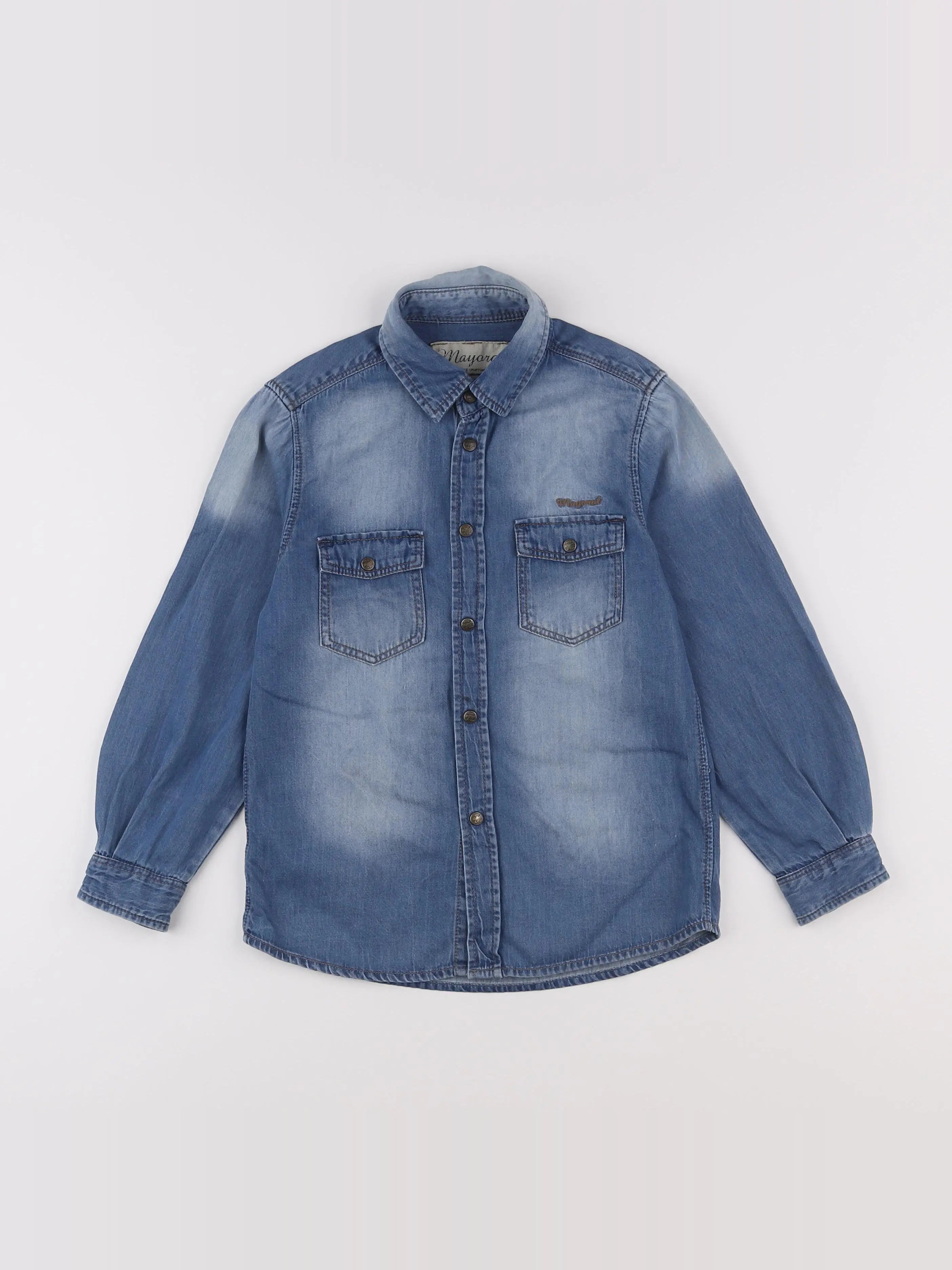 Mayoral - chemise bleu - 6 ans