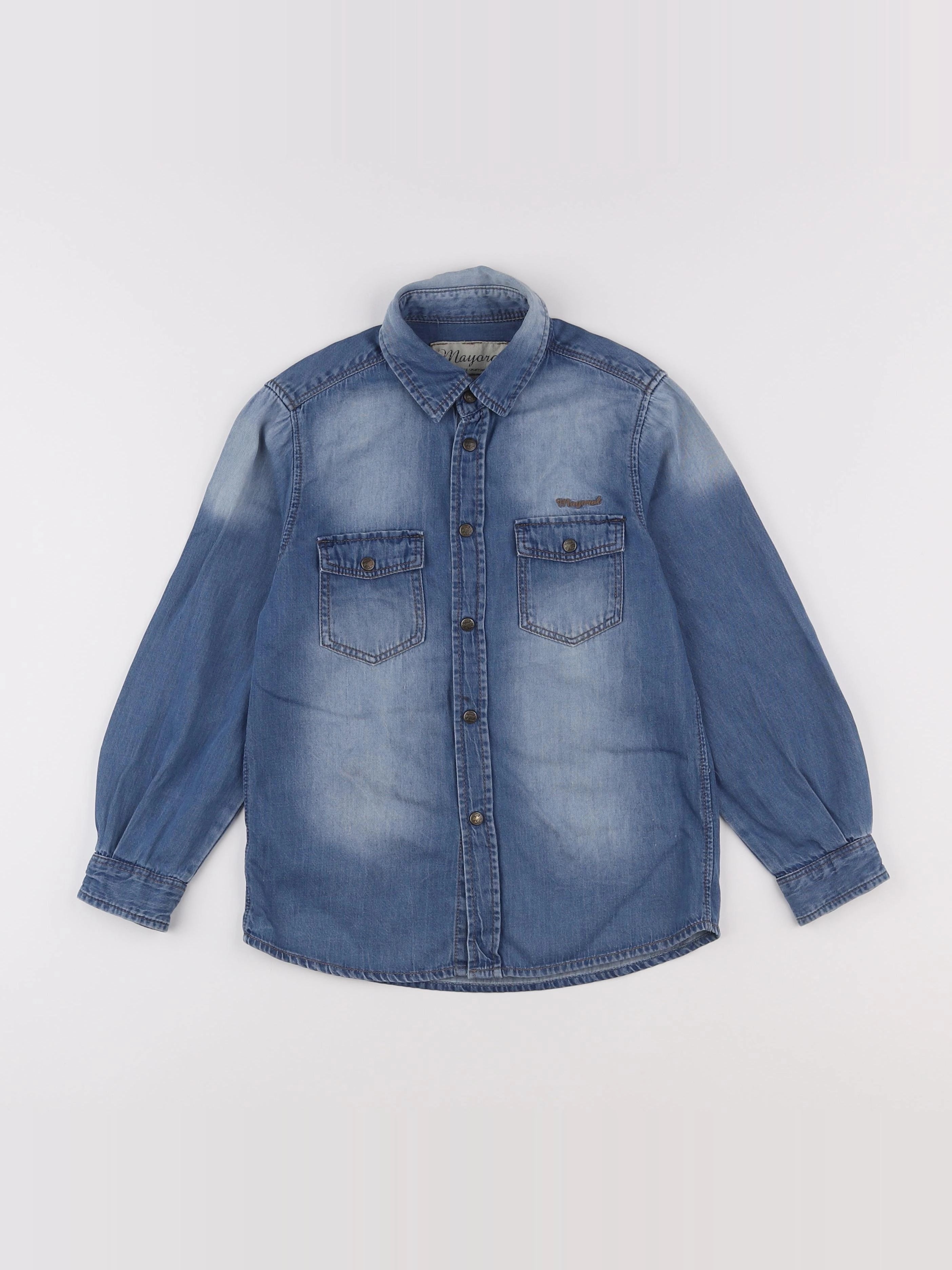 Mayoral - chemise bleu - 6 ans