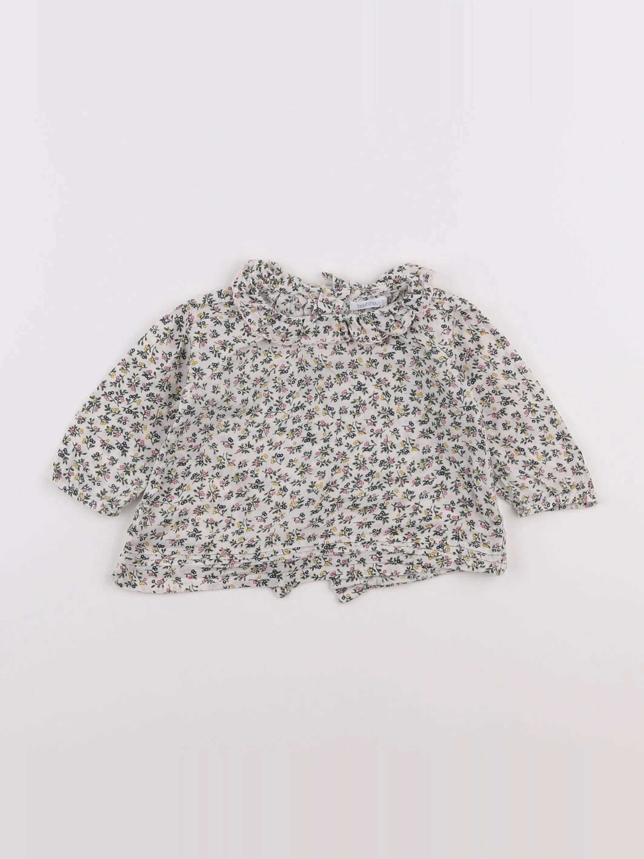 Boutchou - blouse multicolore - 6 mois
