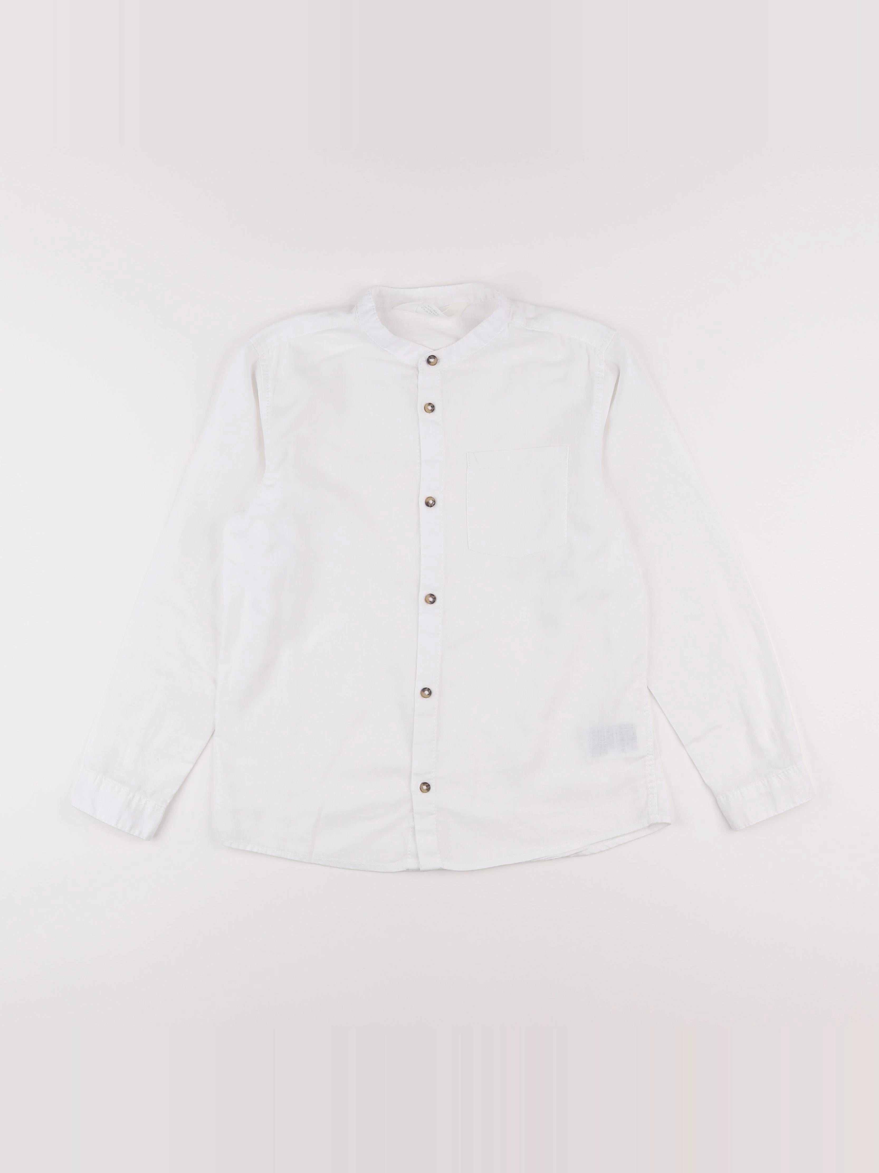 H&M - chemise blanc - 8/9 ans