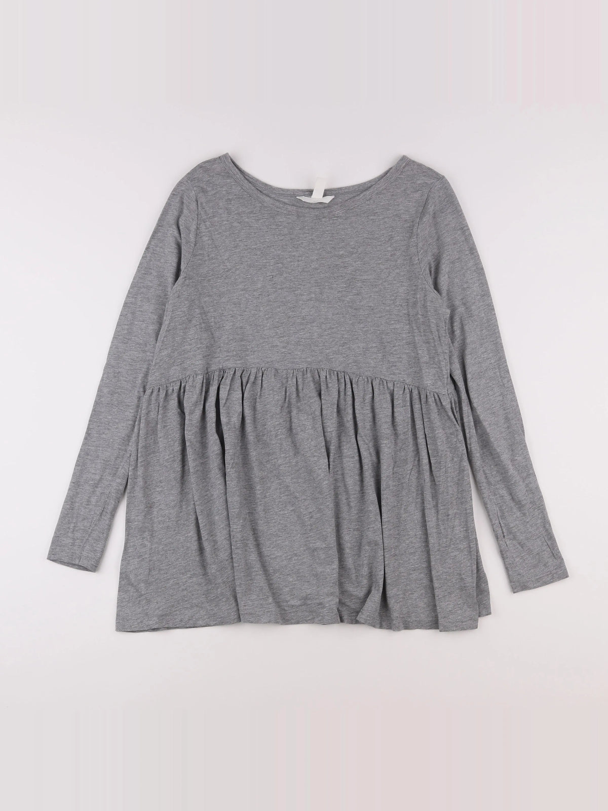 H&M - tee-shirt grossesse gris - 40 à 42