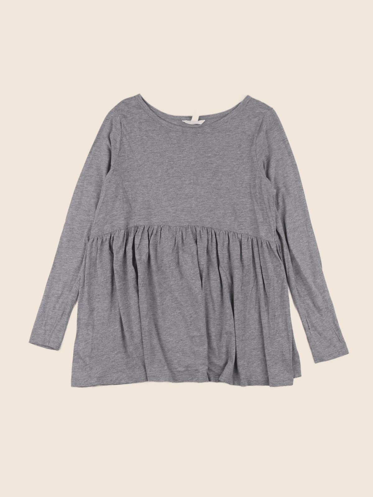H&M - tee-shirt grossesse gris - 40 à 42