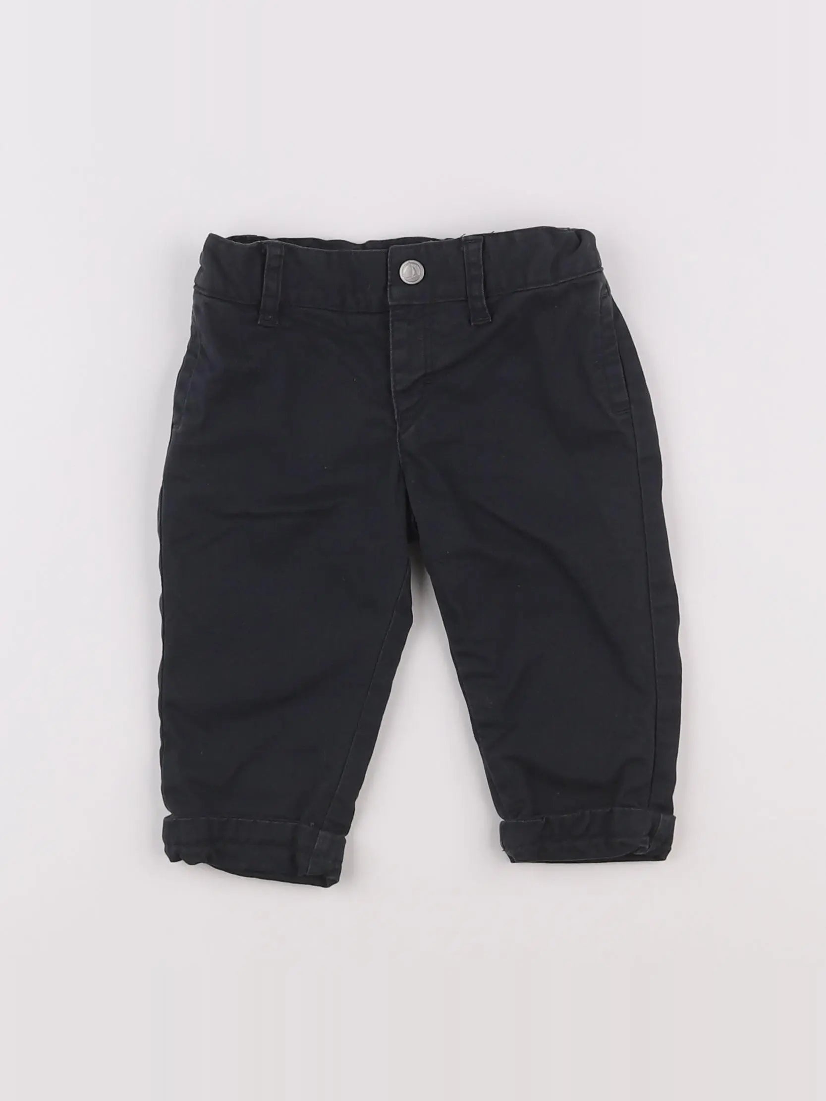 Petit Bateau - pantalon noir - 3 mois